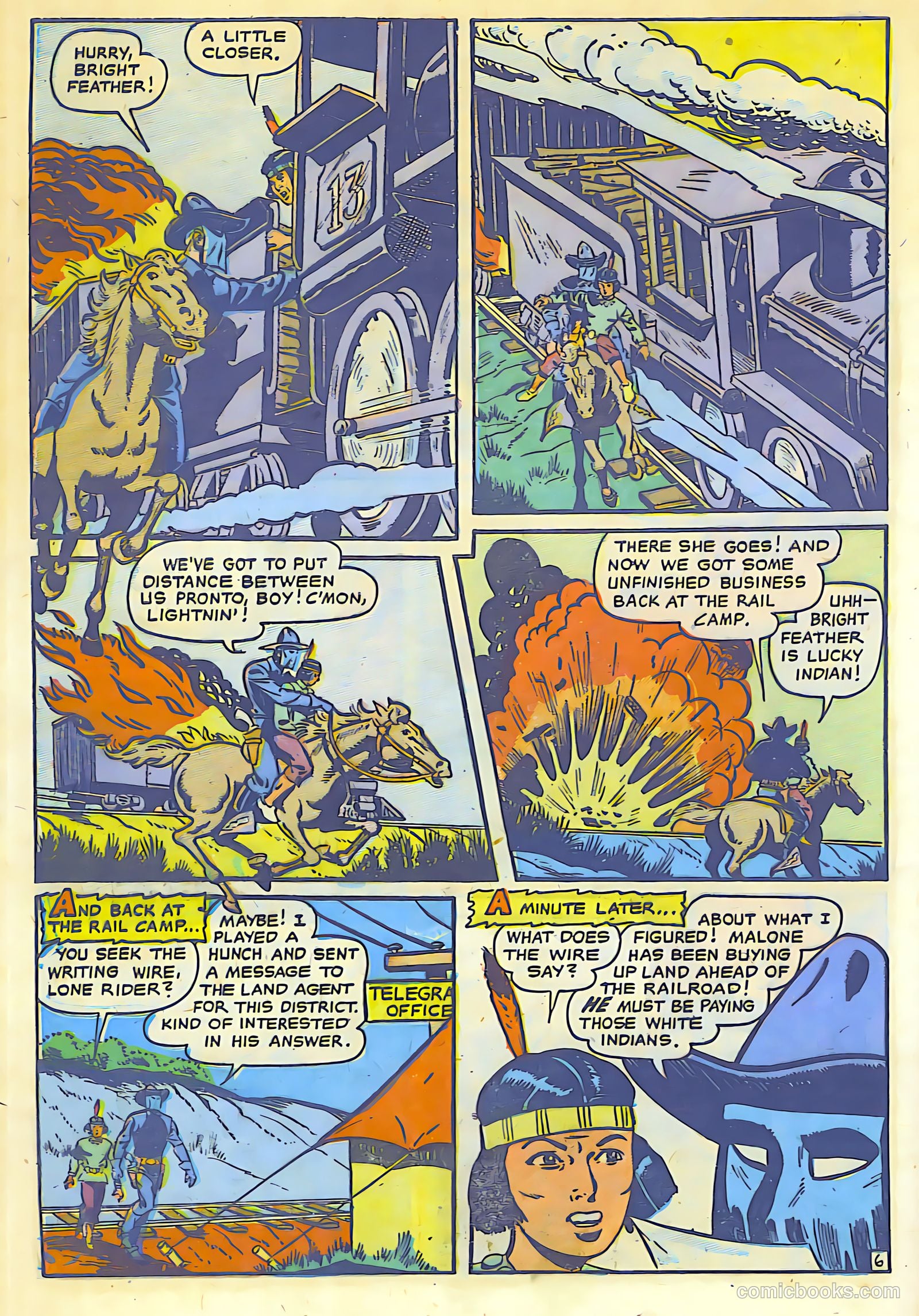 The Lone Rider #8 (1950) — page 29 of 30