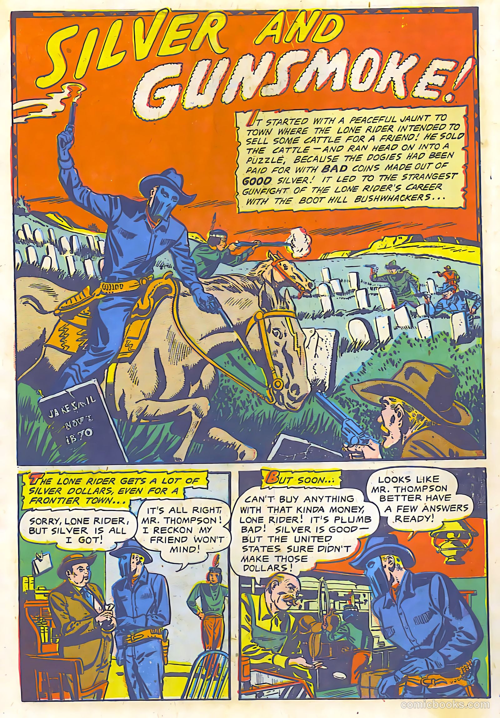 The Lone Rider #9 (1950) — page 2 of 30