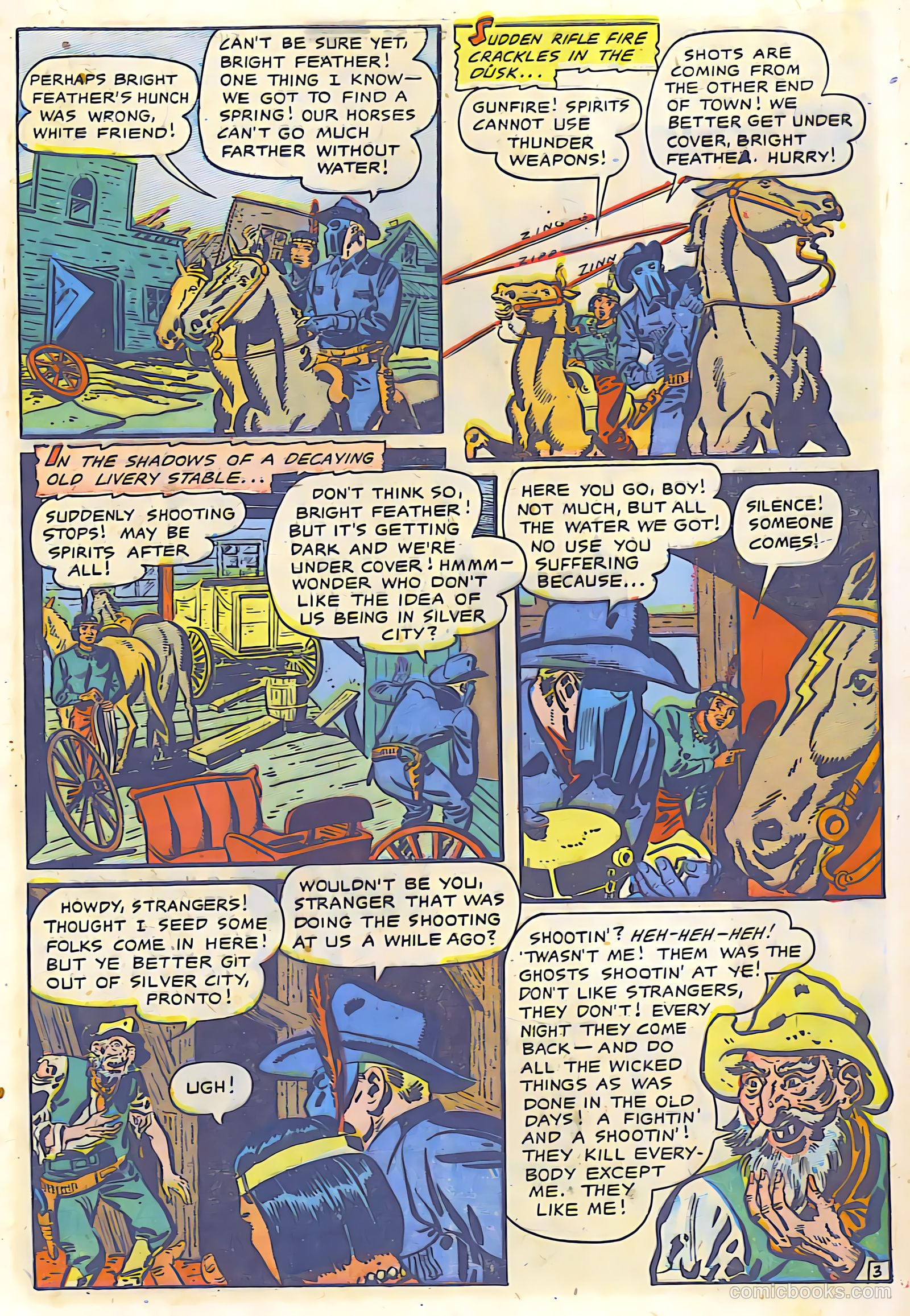 The Lone Rider #9 (1950) — page 4 of 30