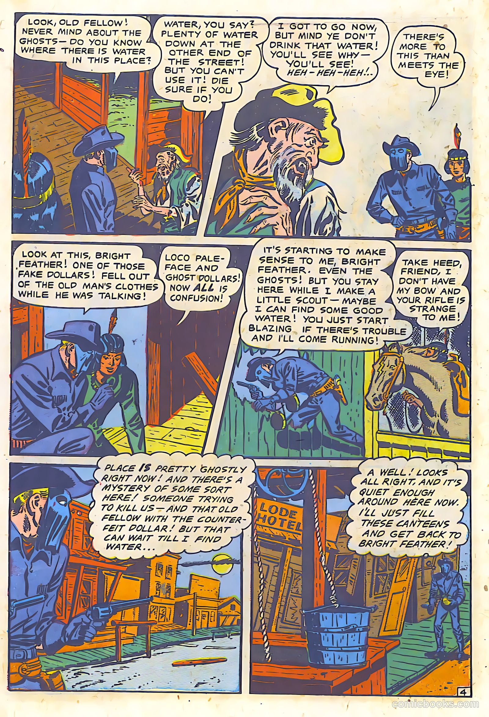 The Lone Rider #9 (1950) — page 5 of 30