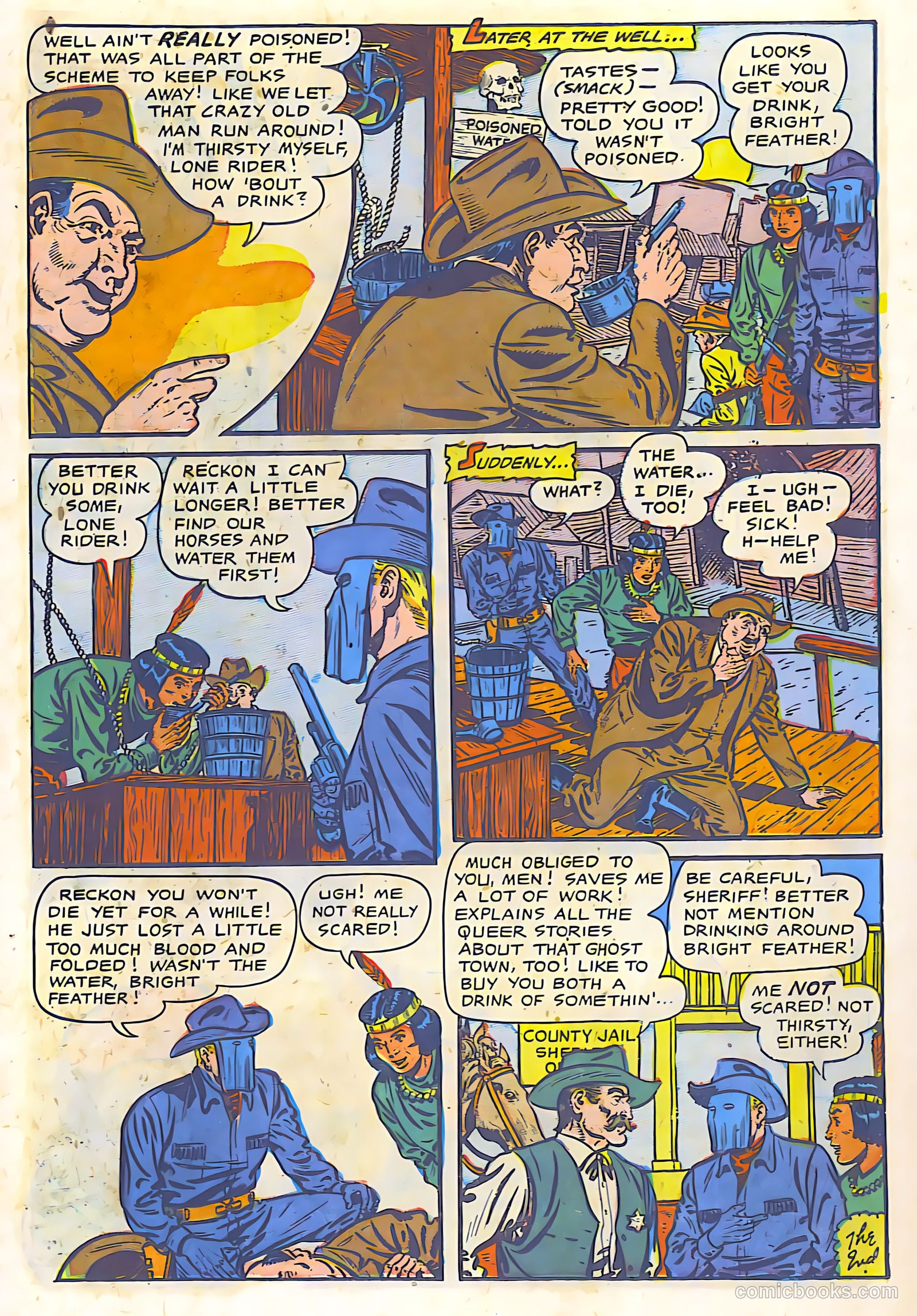 The Lone Rider #9 (1950) — page 10 of 30