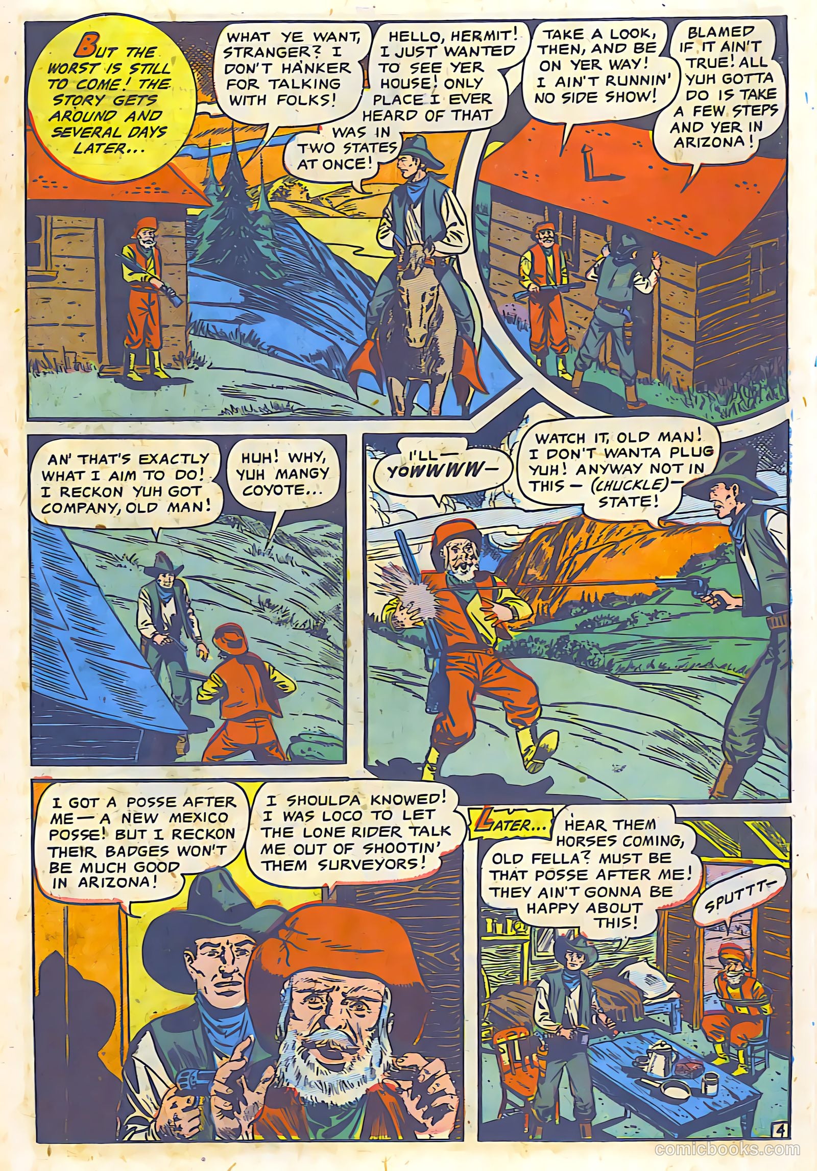 The Lone Rider #9 (1950) — page 14 of 30