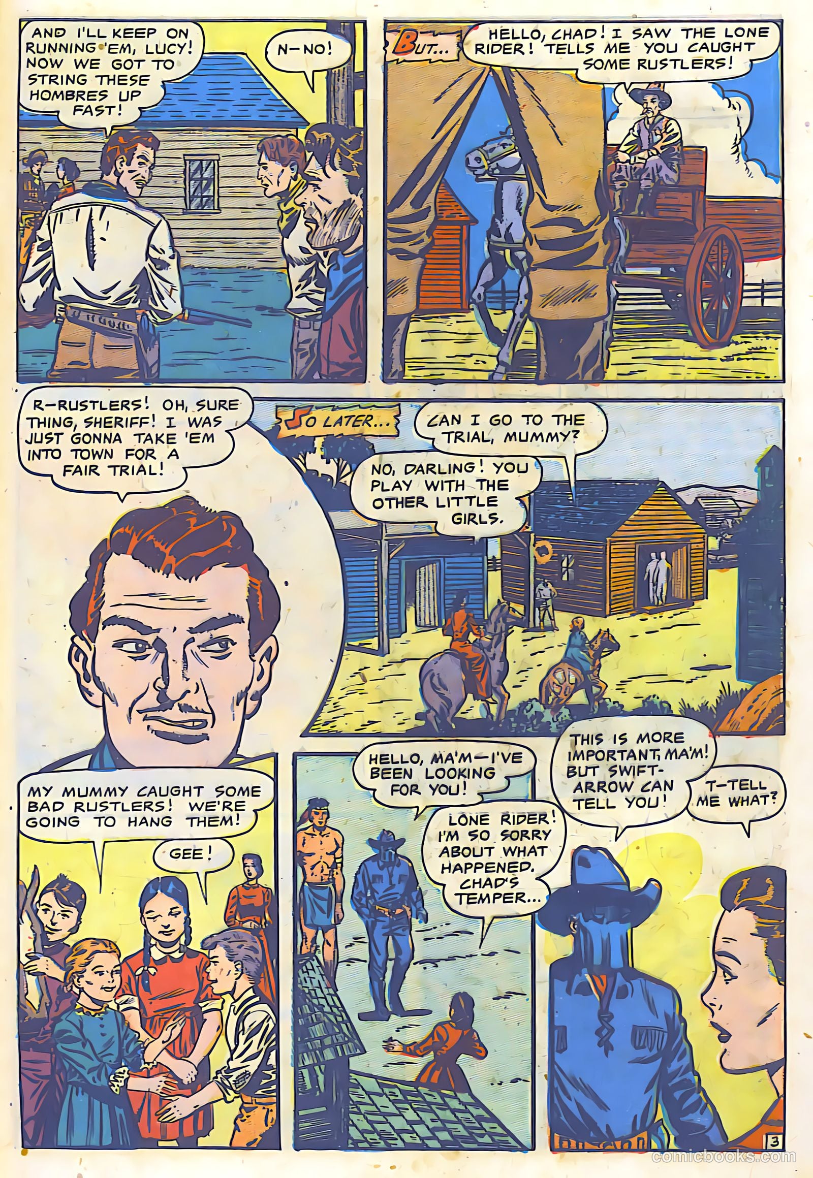 The Lone Rider #9 (1950) — page 26 of 30