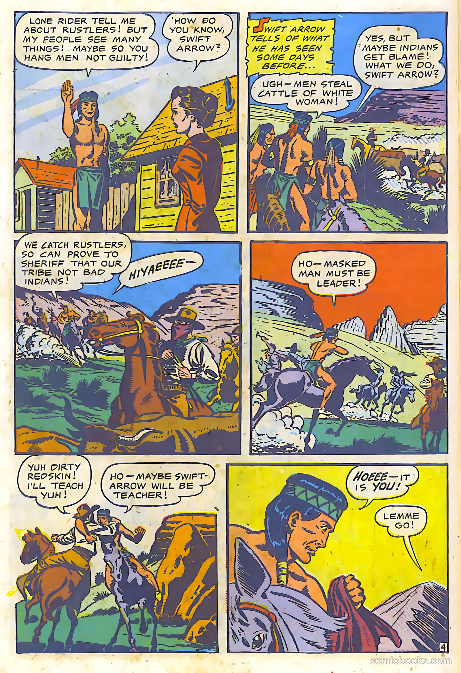 The Lone Rider #9 (1950) — page 27 of 30