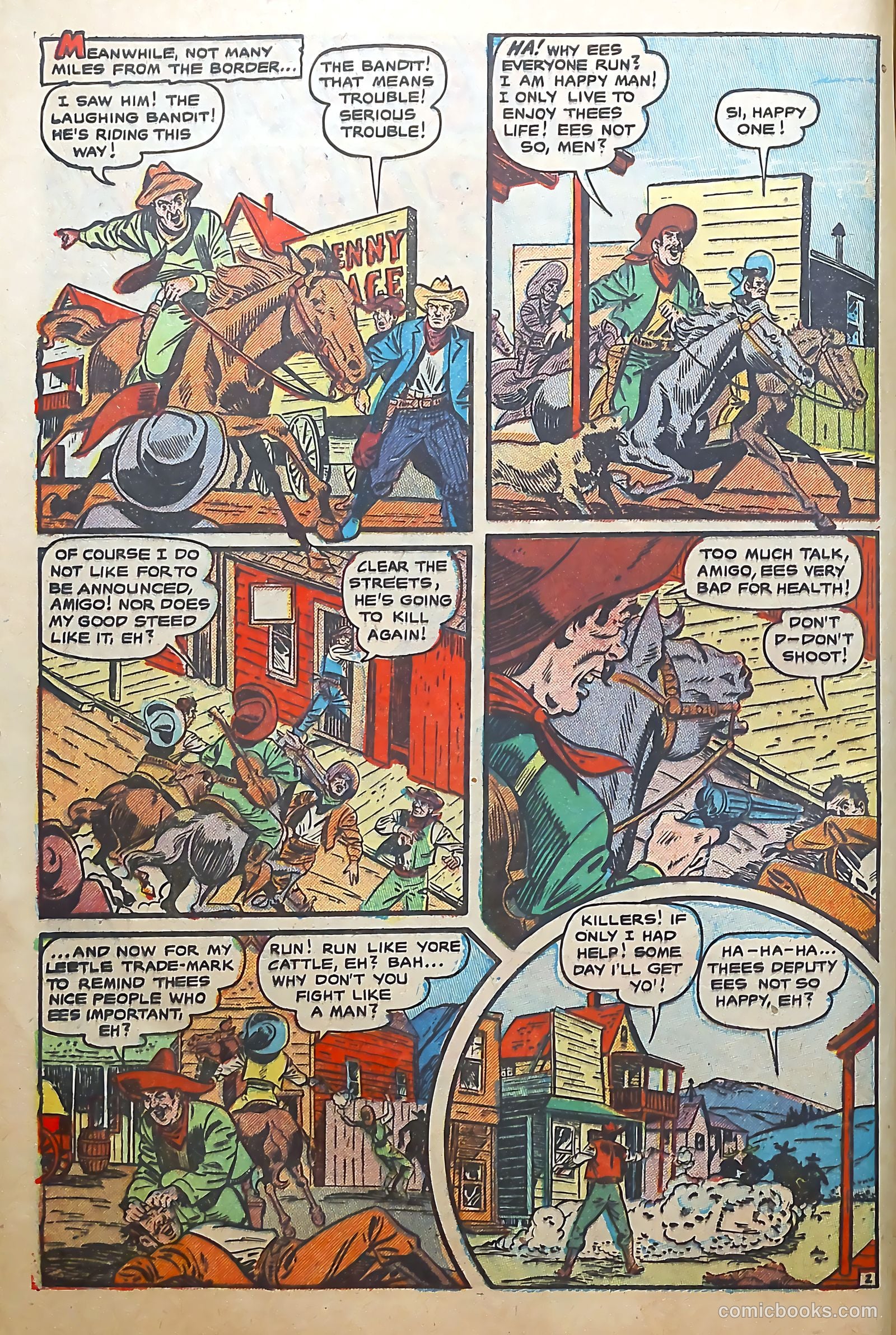 The Lone Rider #6 (1950) — page 4 of 36