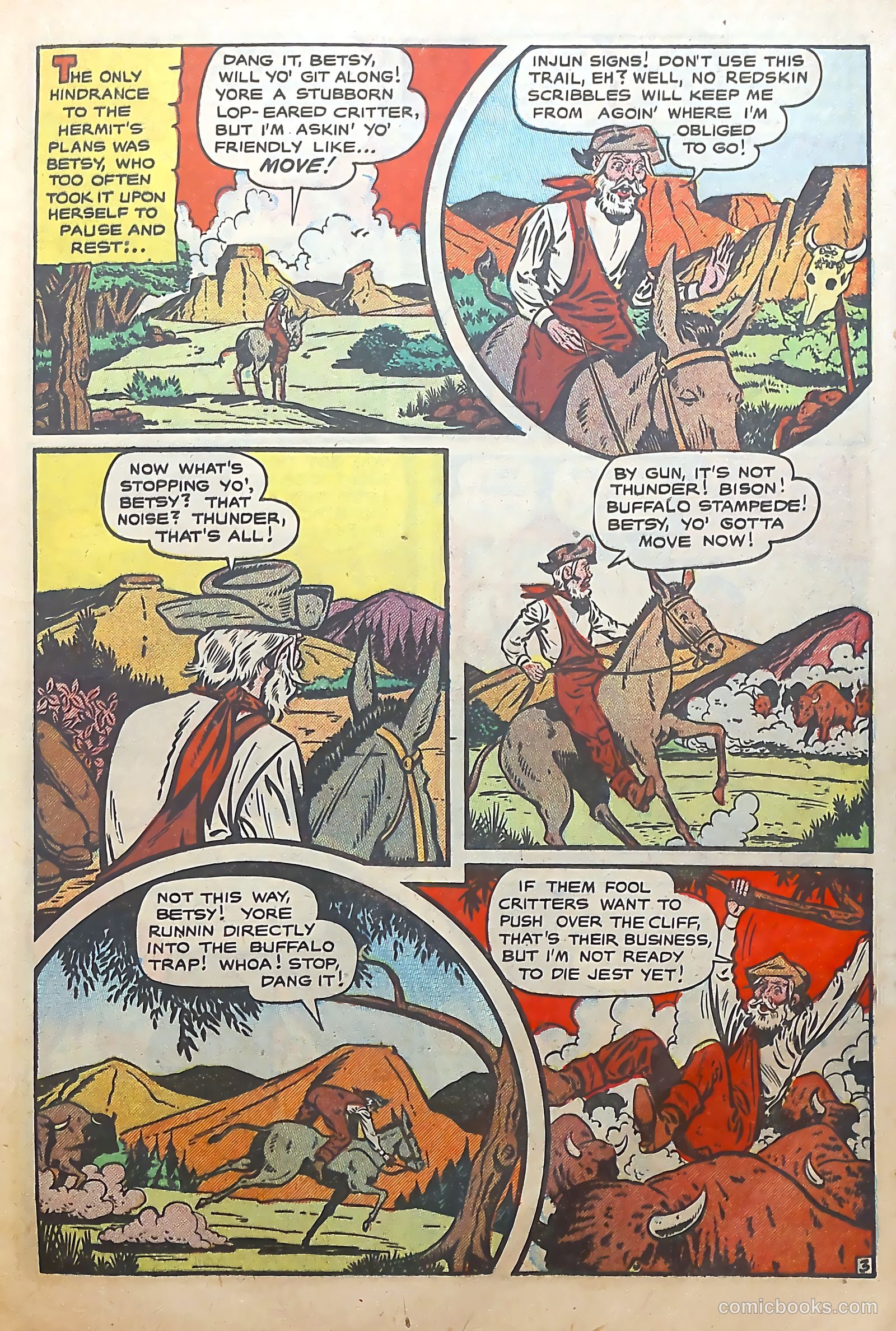 The Lone Rider #6 (1950) — page 13 of 36