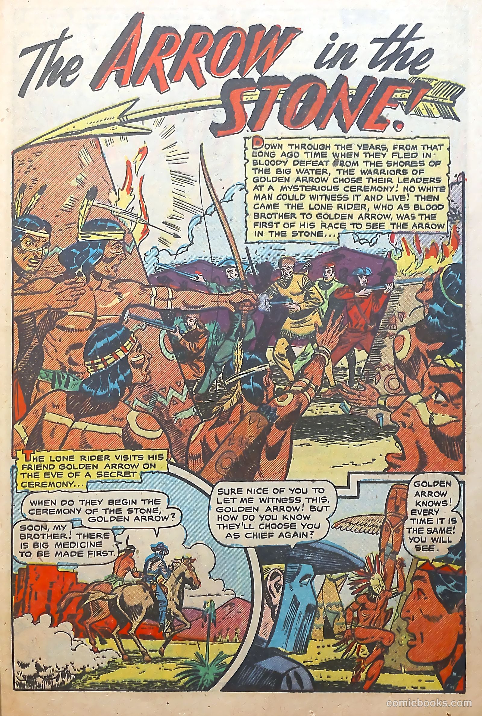 The Lone Rider #6 (1950) — page 21 of 36