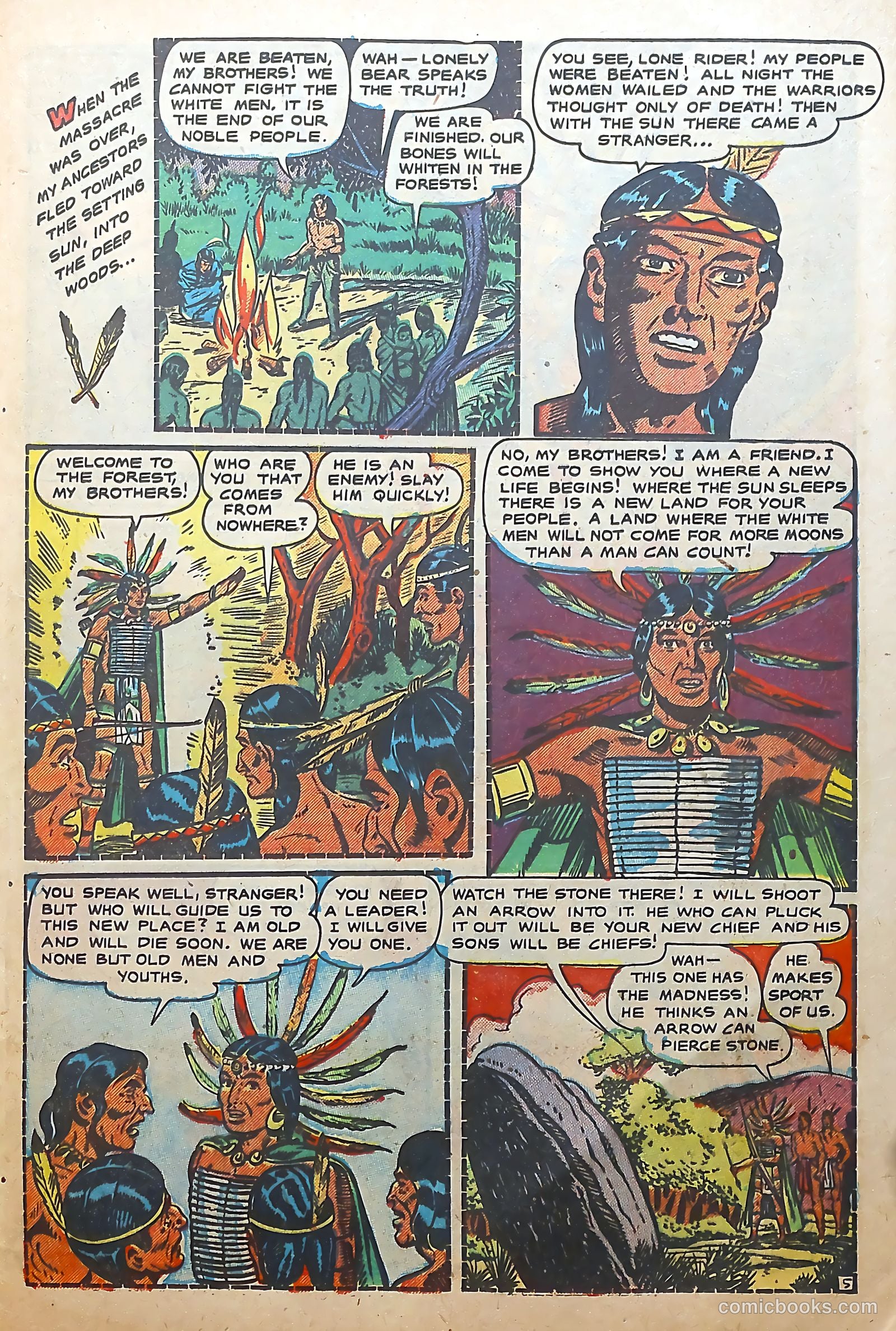 The Lone Rider #6 (1950) — page 25 of 36