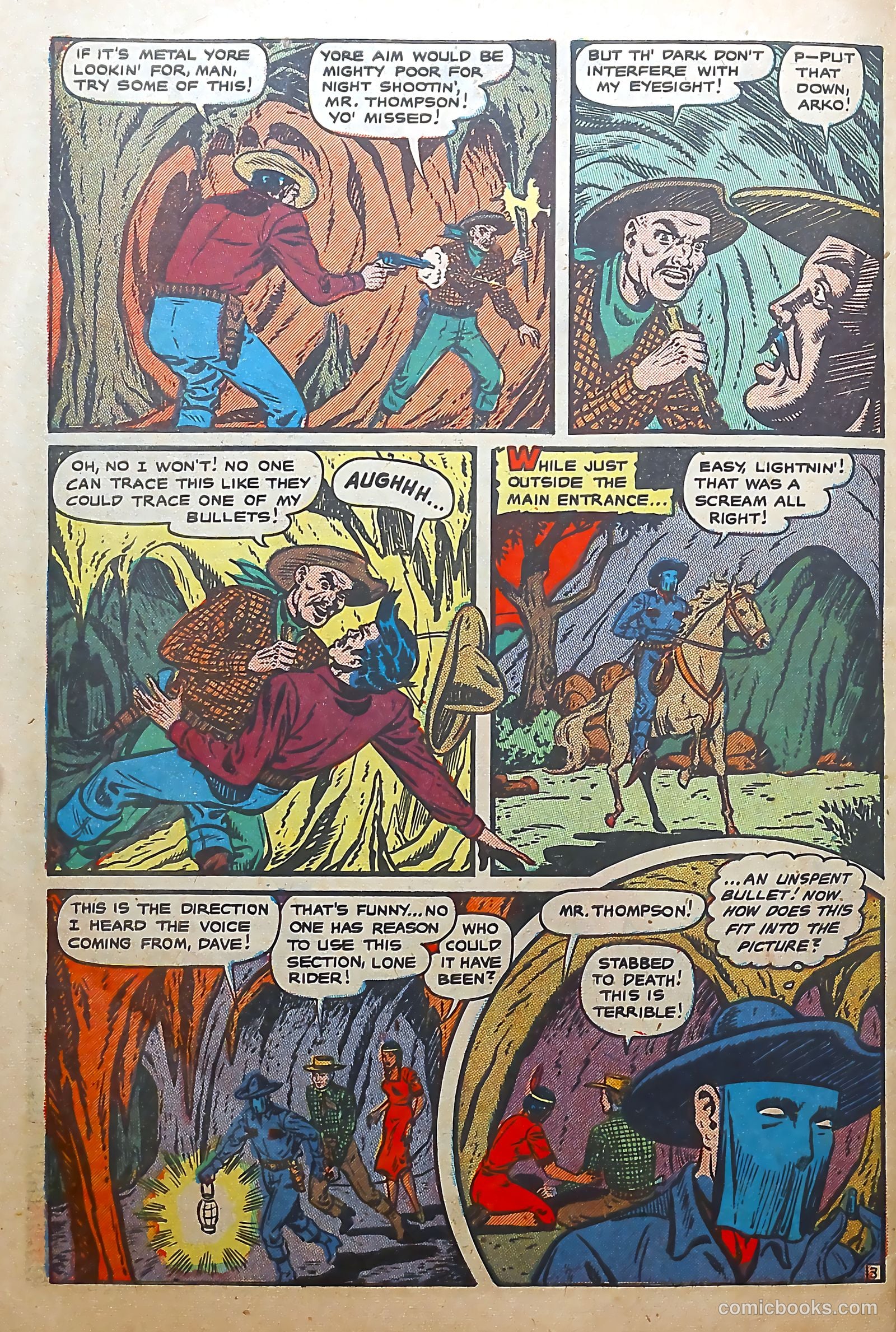 The Lone Rider #6 (1950) — page 30 of 36