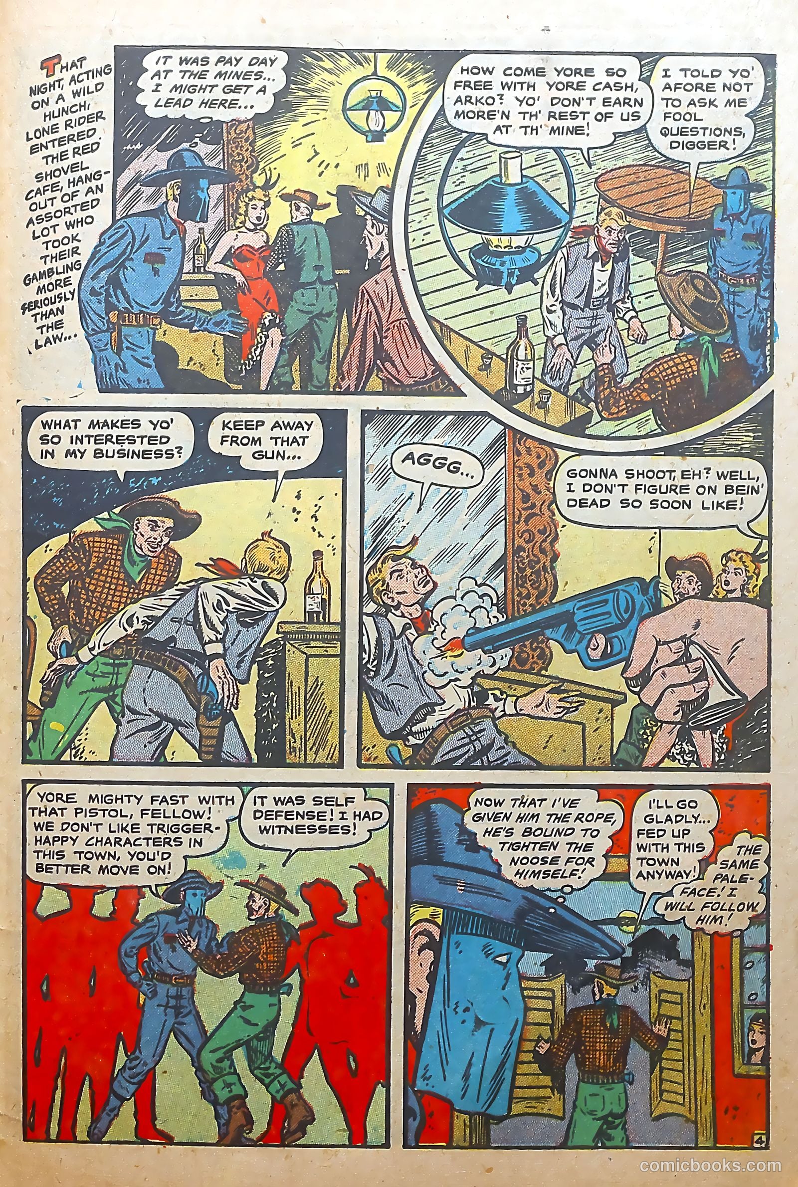 The Lone Rider #6 (1950) — page 31 of 36