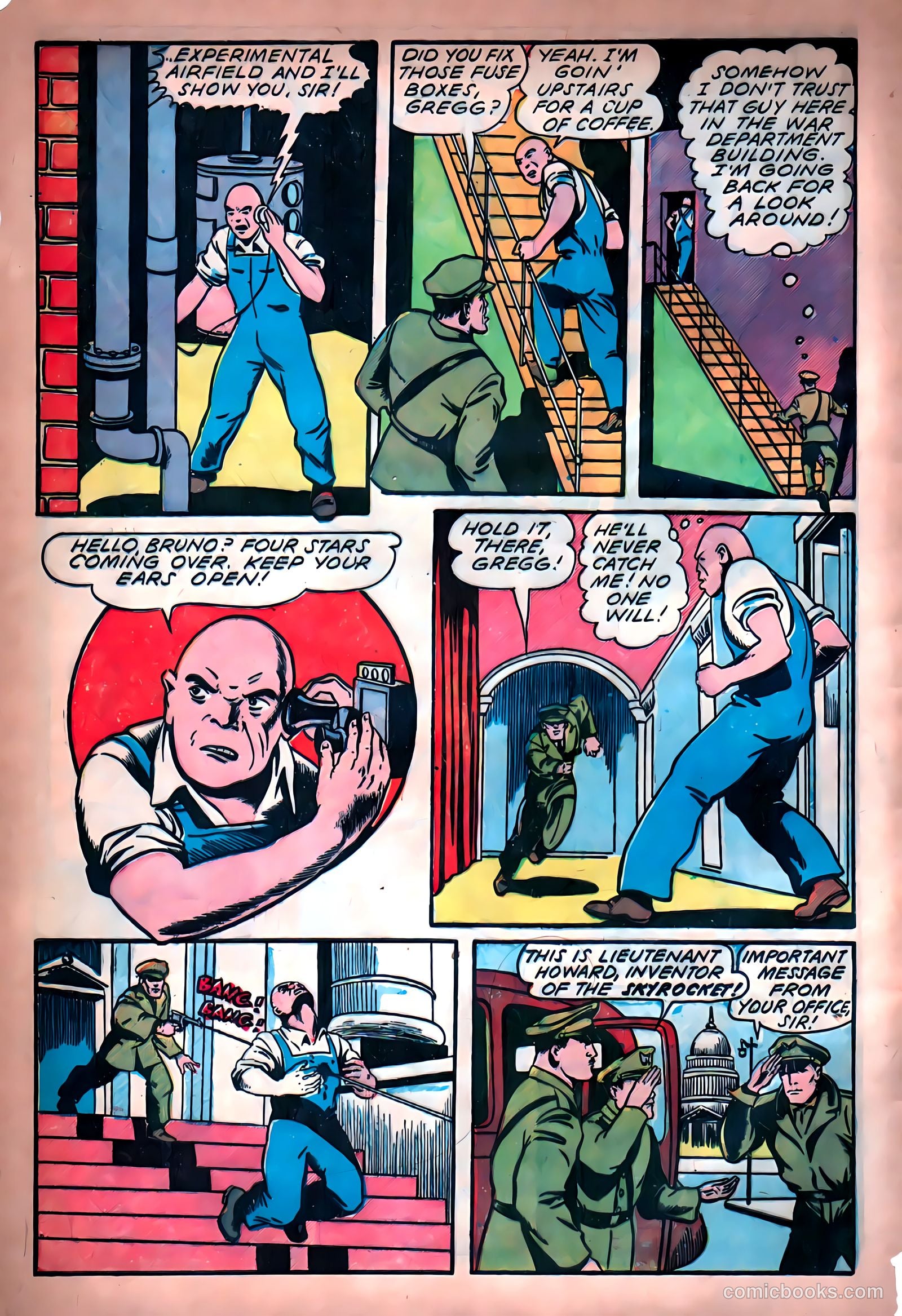 Skyrocket Comics #1 (1944) — page 4 of 53