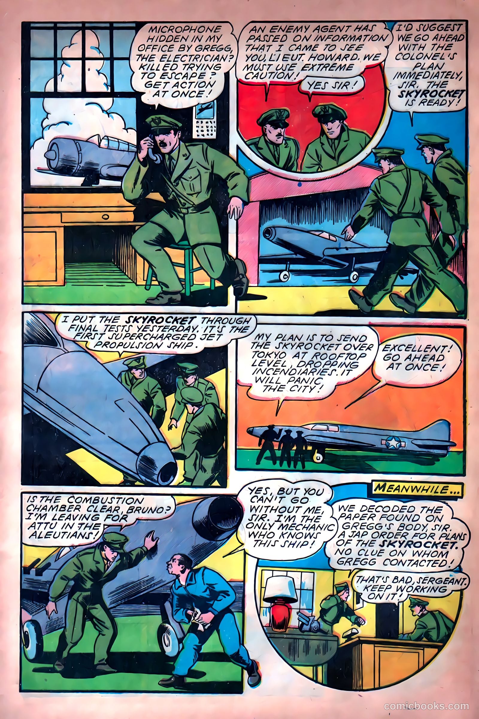 Skyrocket Comics #1 (1944) — page 5 of 53