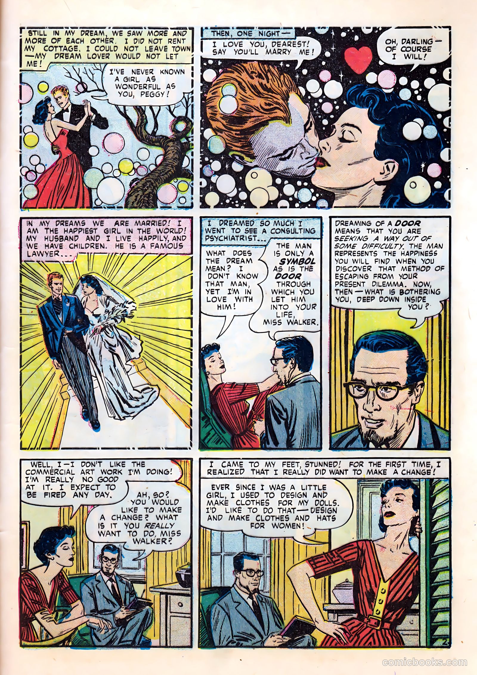 Dream Book of Romance #6 (1953) — page 21 of 36