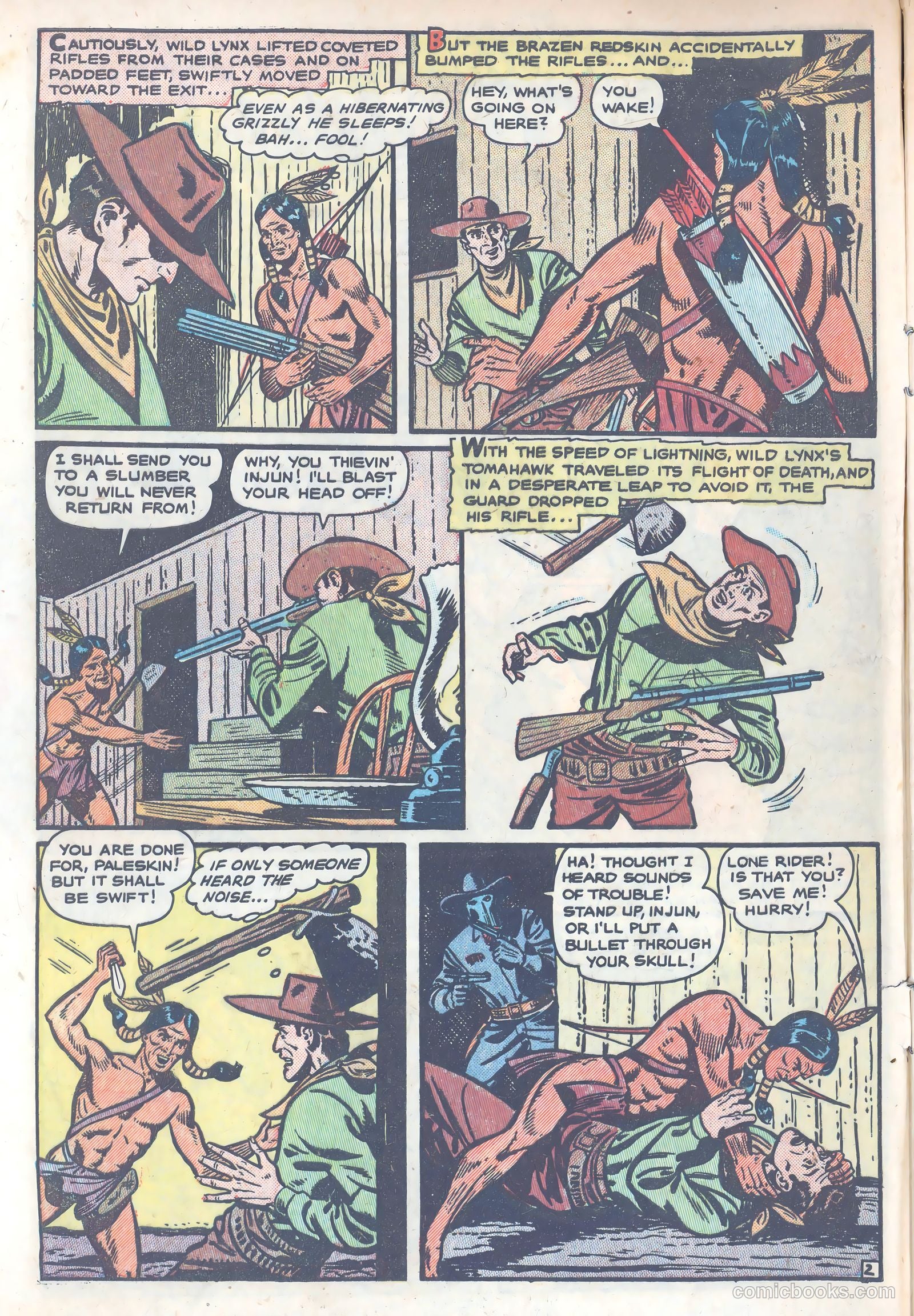 The Lone Rider #4 (1950) — page 6 of 39