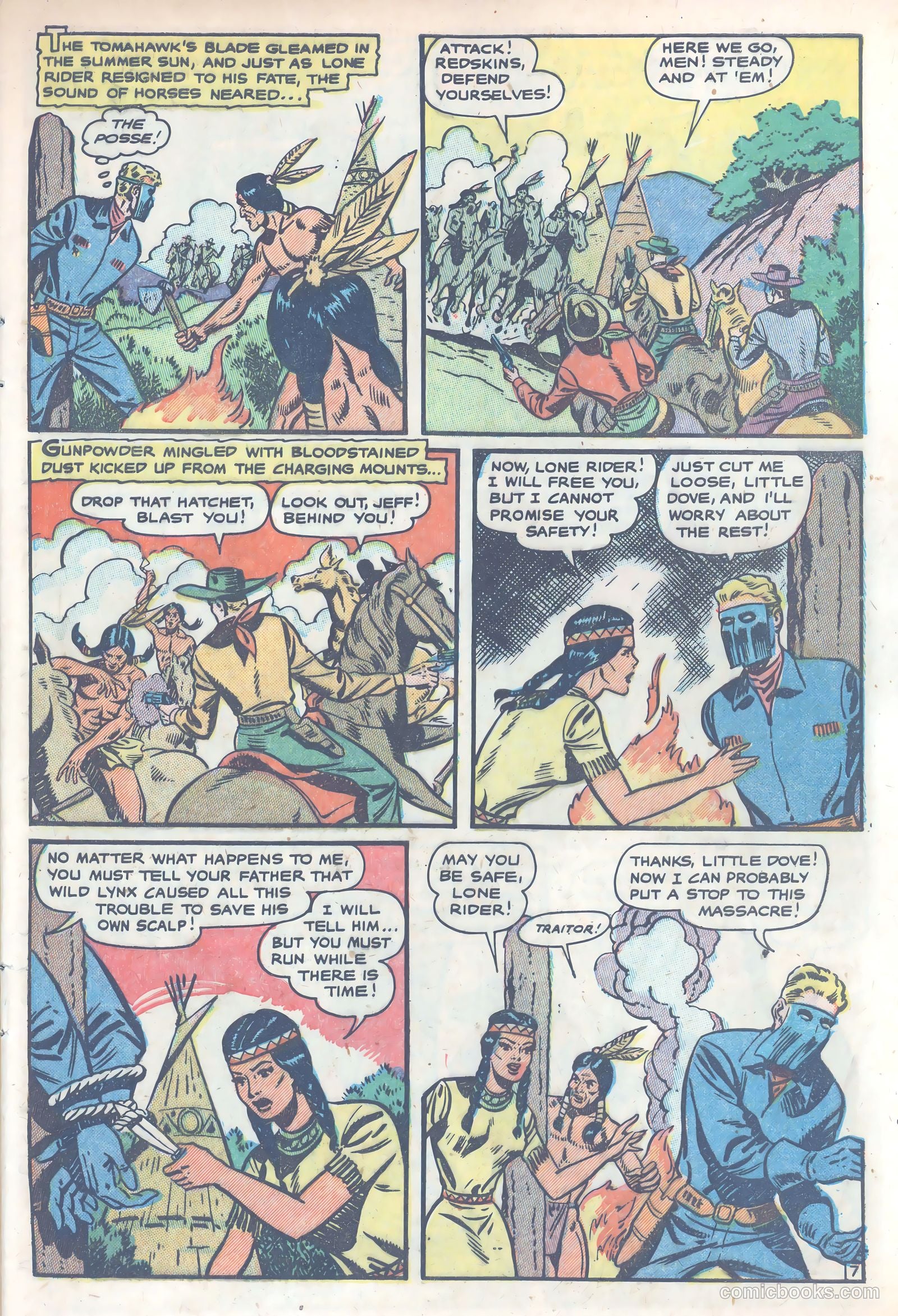 The Lone Rider #4 (1950) — page 11 of 39