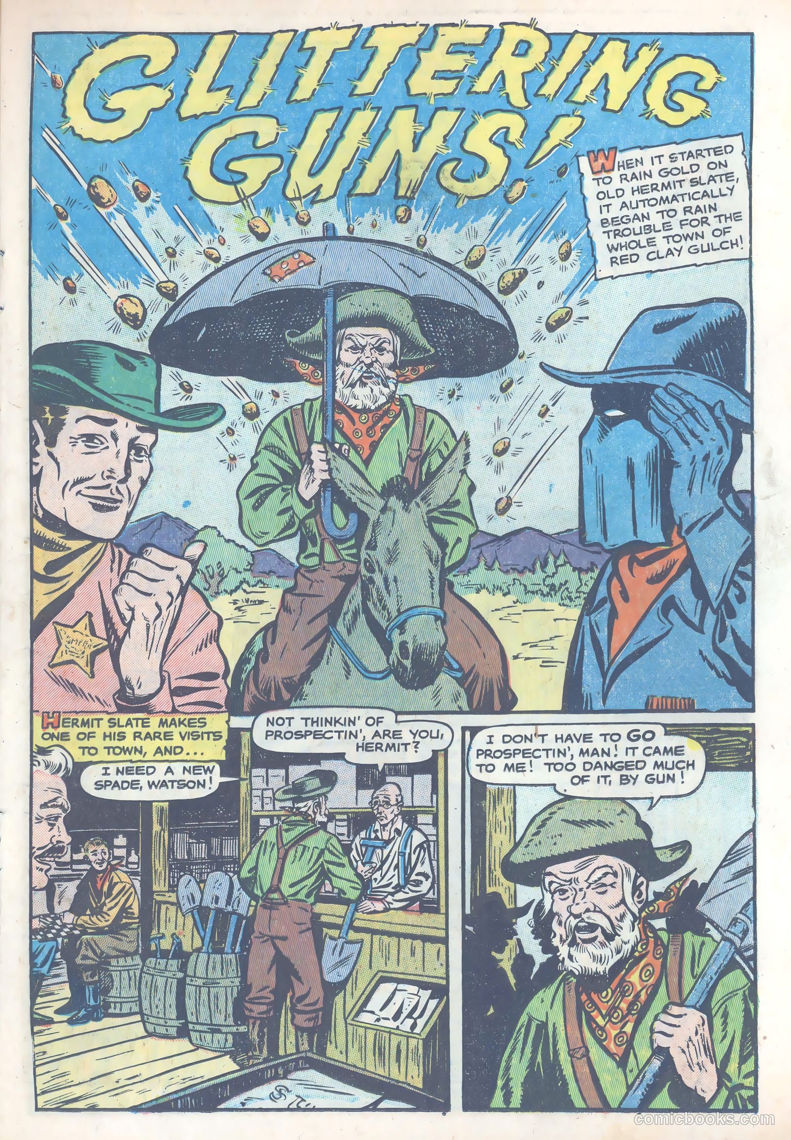 The Lone Rider #4 (1950) — page 13 of 39