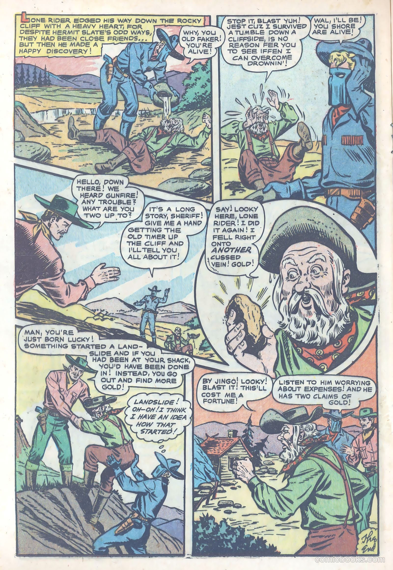 The Lone Rider #4 (1950) — page 18 of 39