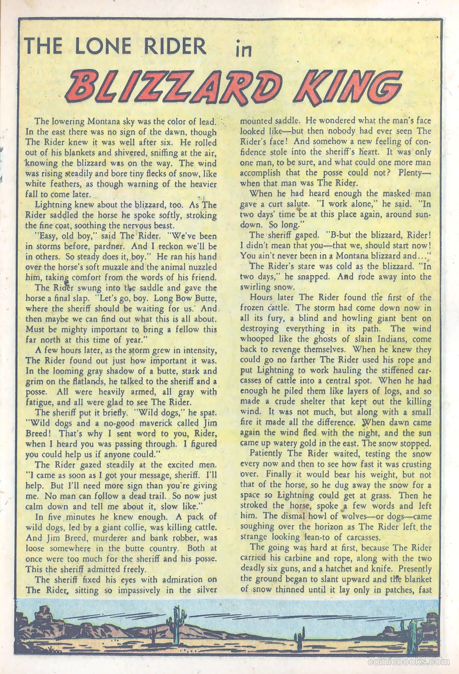 The Lone Rider #4 (1950) — page 19 of 39