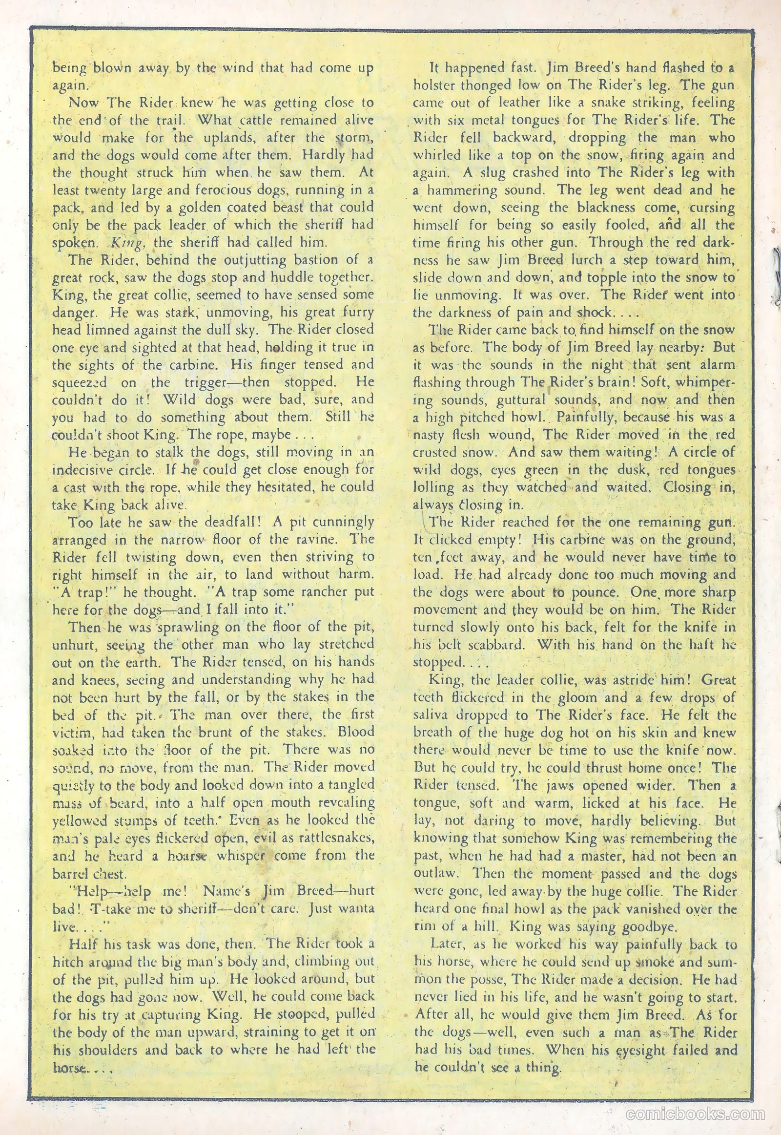 The Lone Rider #4 (1950) — page 20 of 39