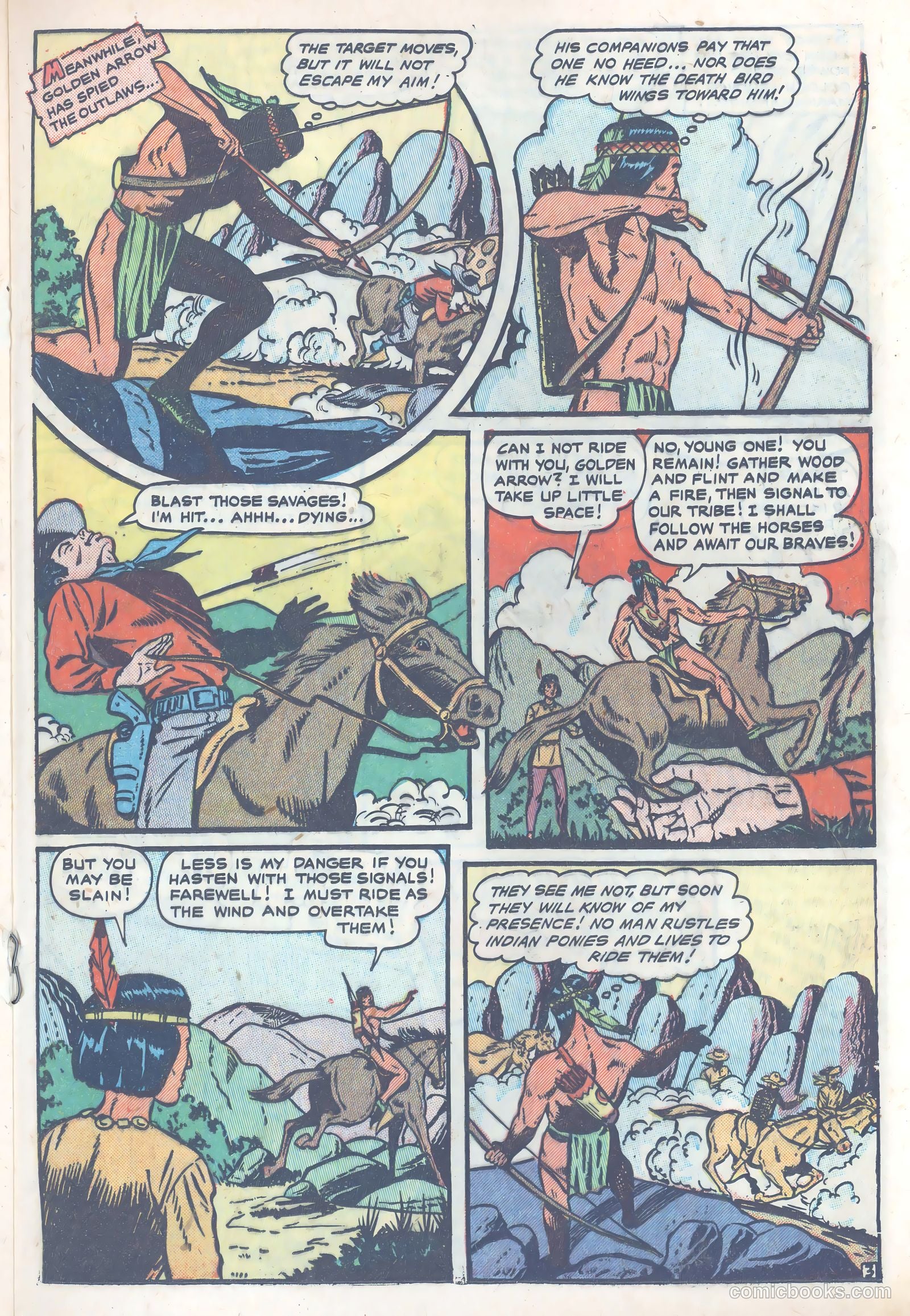 The Lone Rider #4 (1950) — page 23 of 39