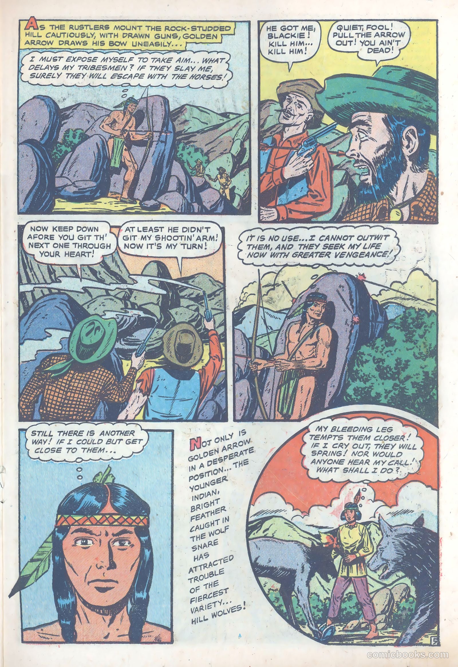 The Lone Rider #4 (1950) — page 25 of 39