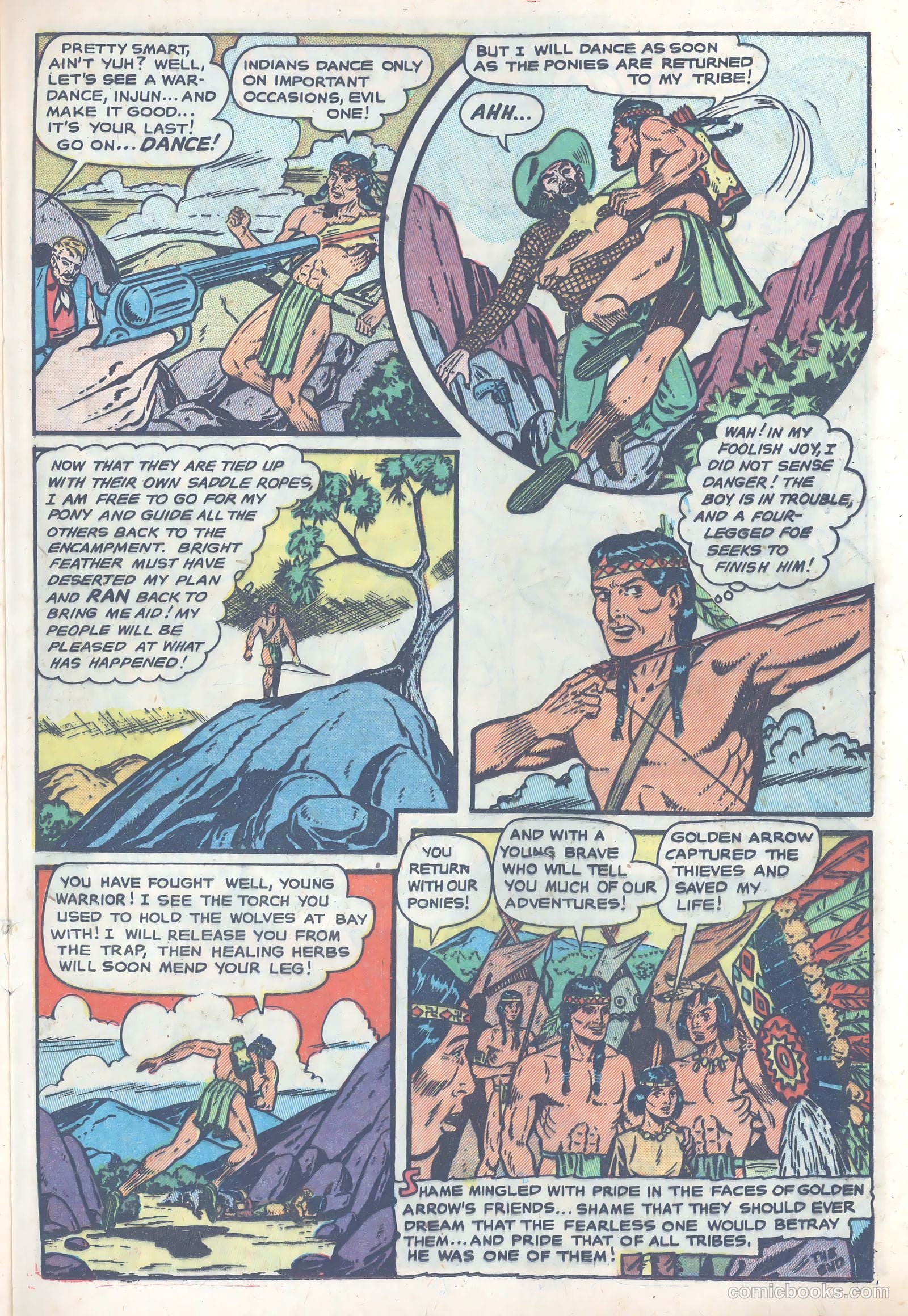 The Lone Rider #4 (1950) — page 27 of 39