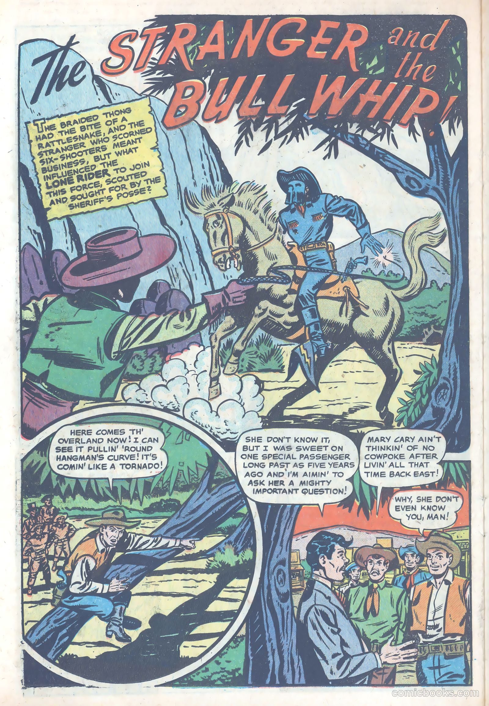 The Lone Rider #4 (1950) — page 28 of 39