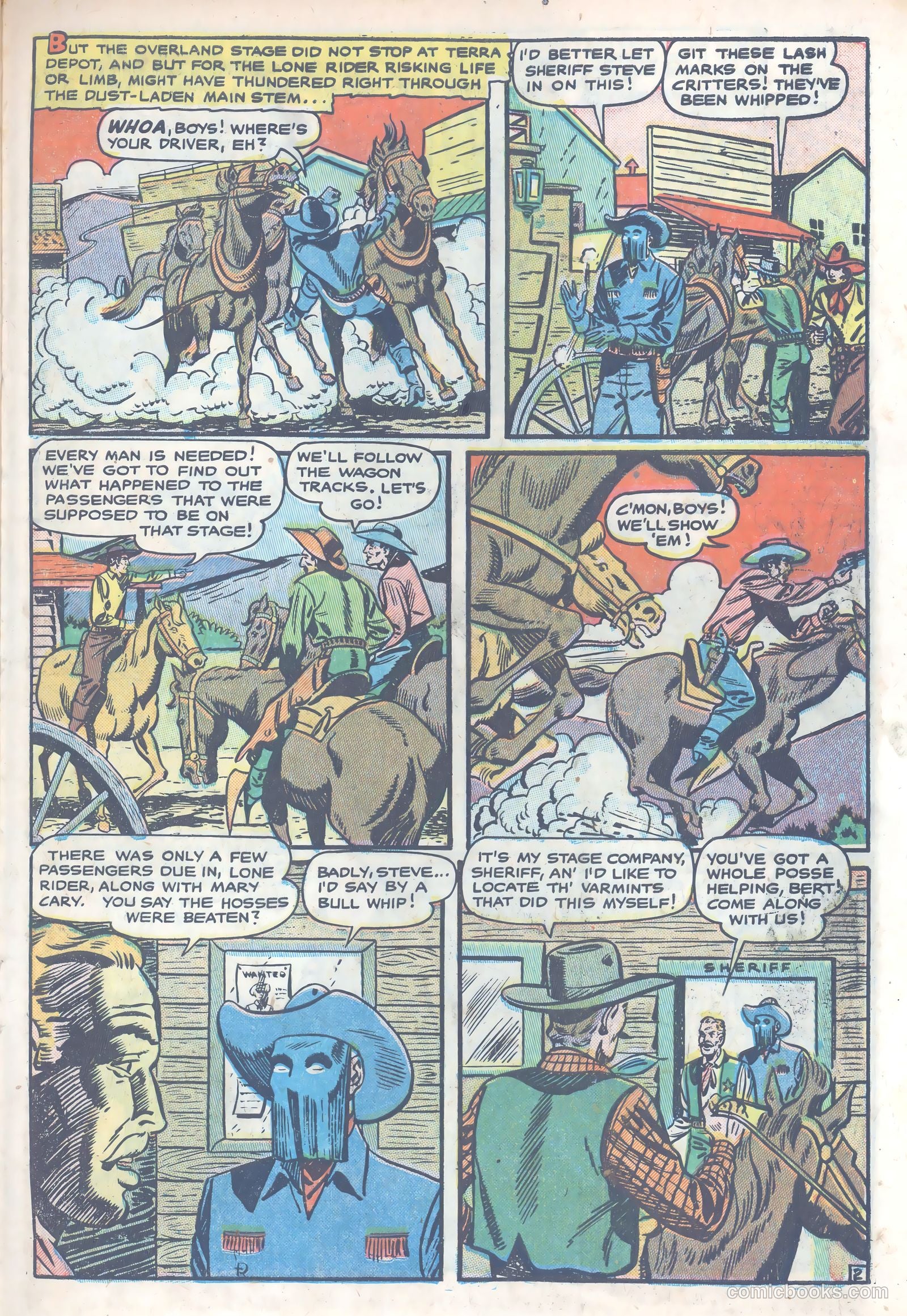 The Lone Rider #4 (1950) — page 29 of 39
