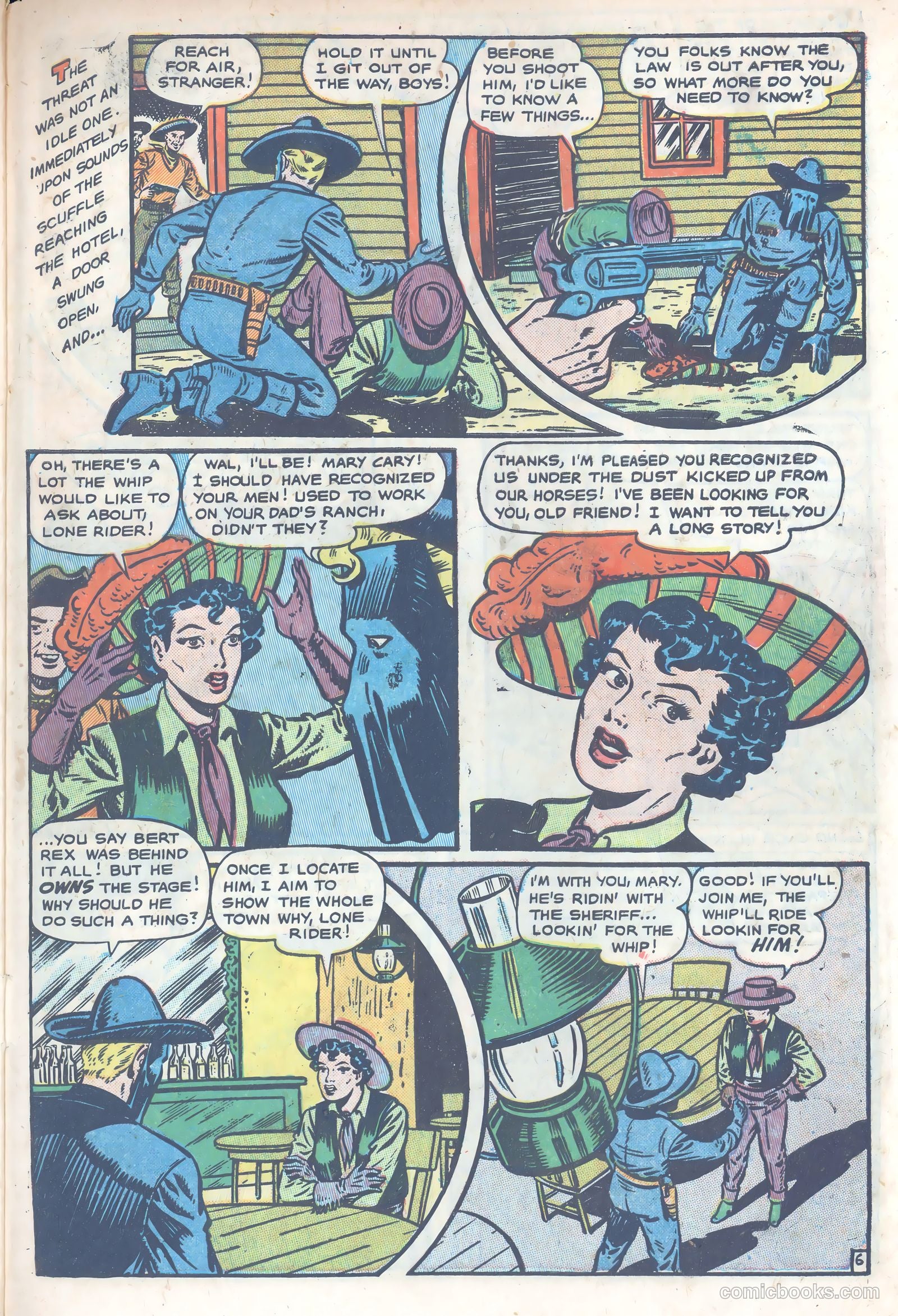 The Lone Rider #4 (1950) — page 33 of 39