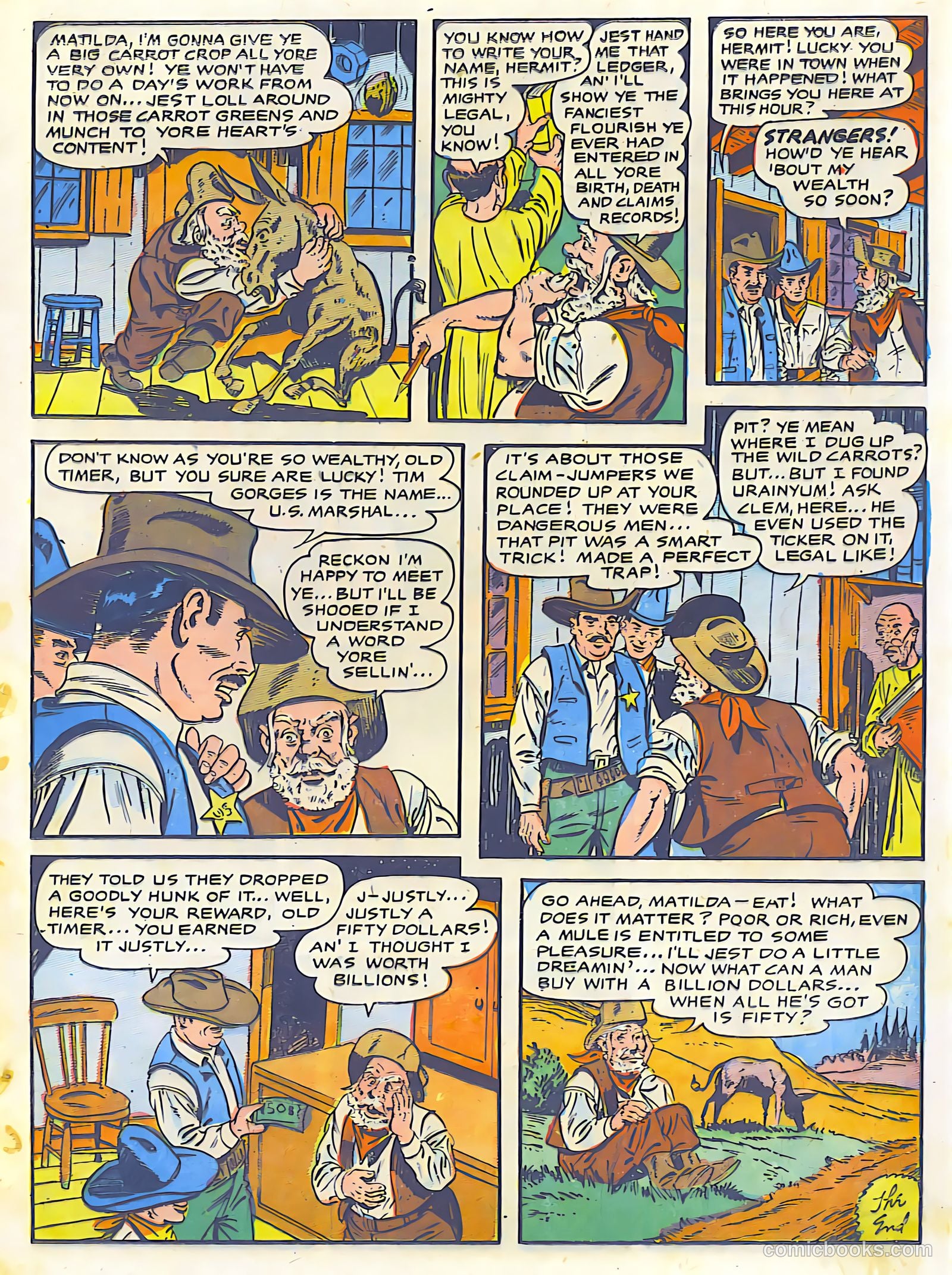 The Lone Rider #26 (1950) — page 15 of 36