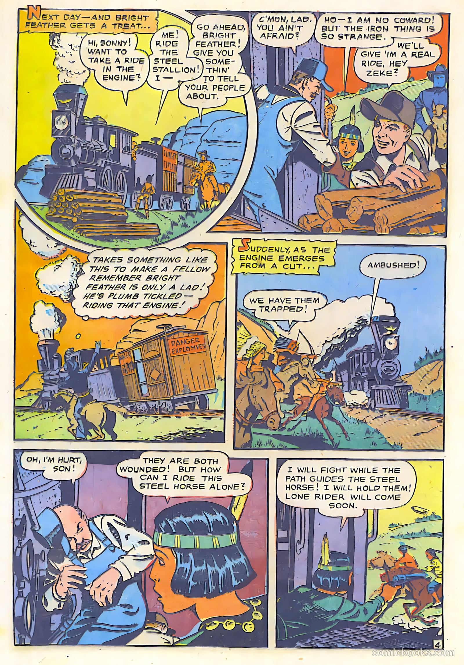 The Lone Rider #26 (1950) — page 26 of 36