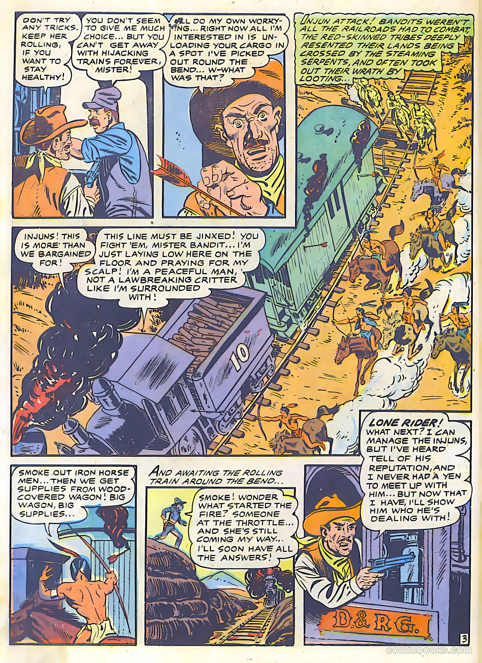 The Lone Rider #26 (1950) — page 32 of 36