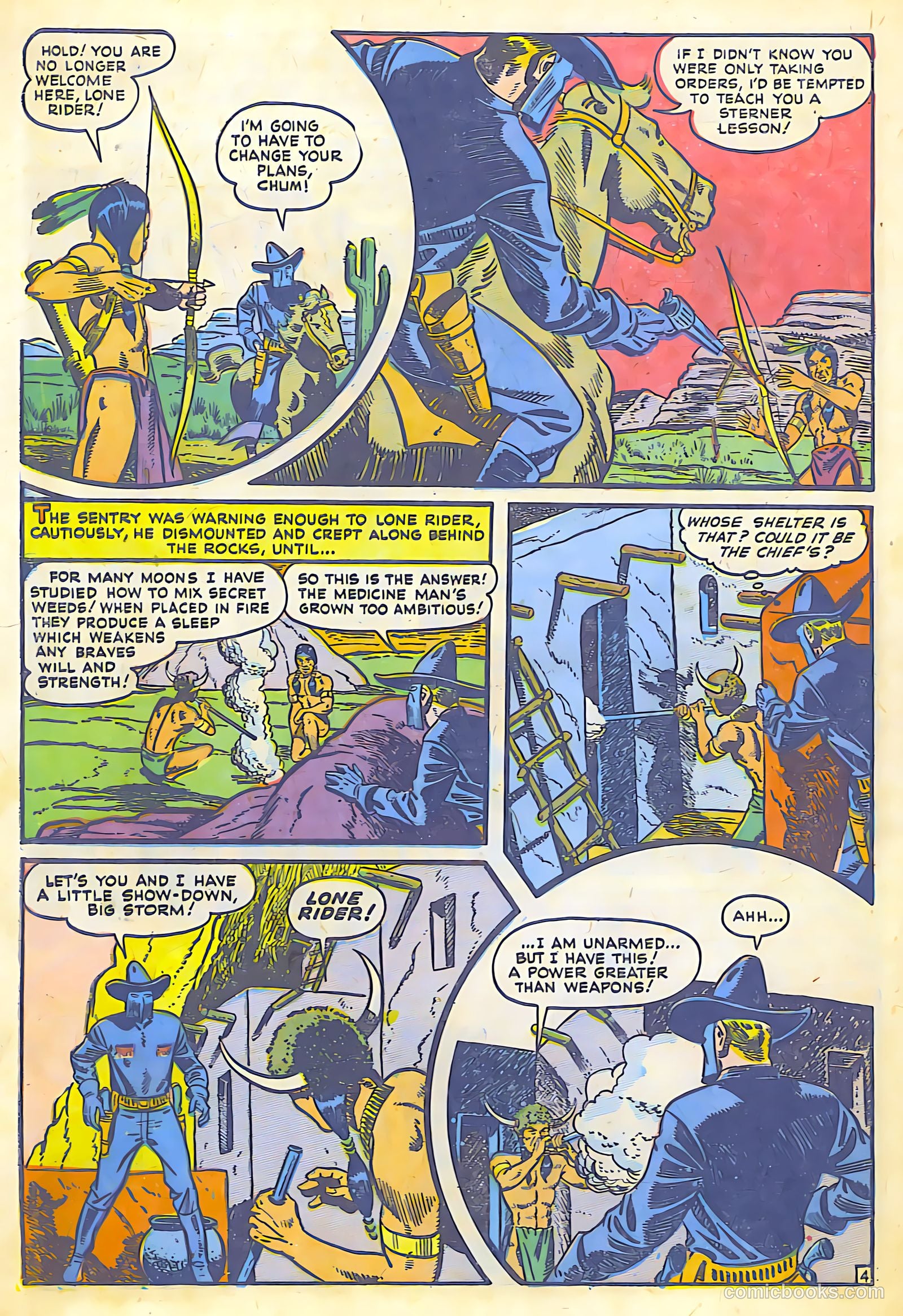 The Lone Rider #7 (1950) — page 5 of 31