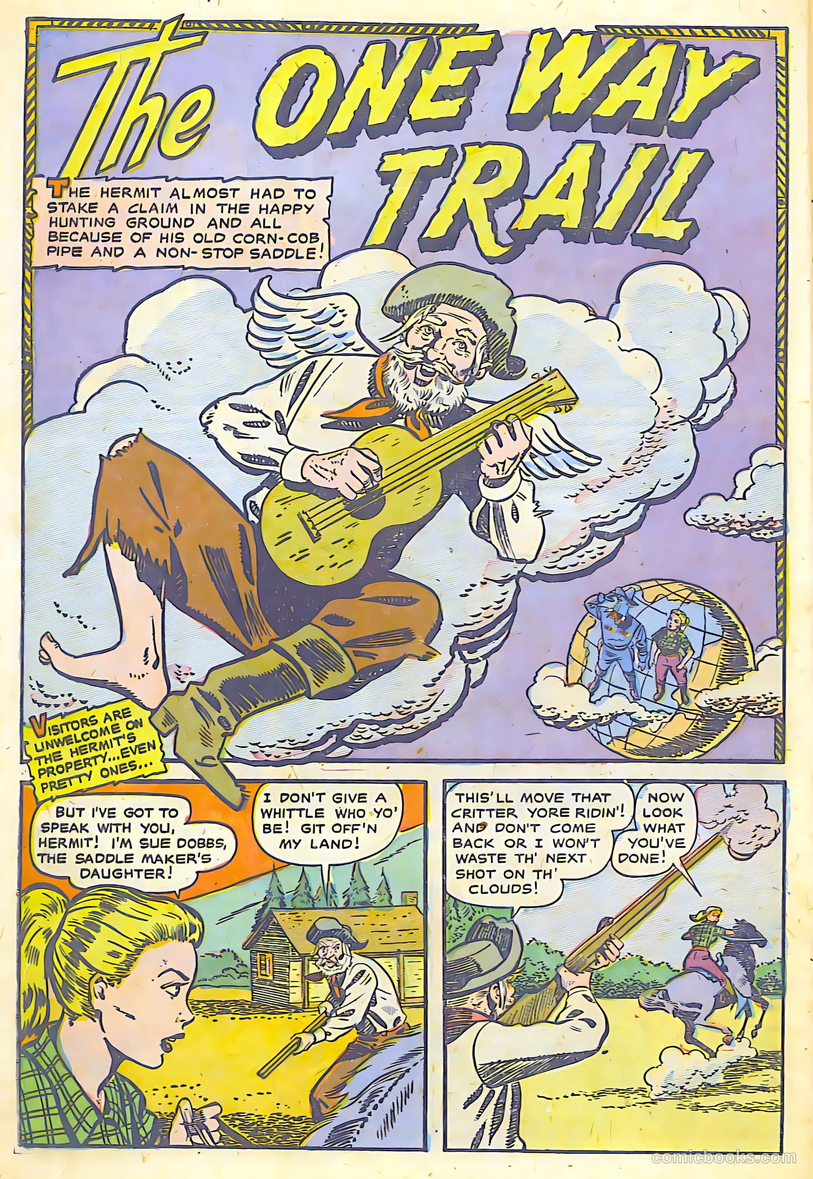 The Lone Rider #7 (1950) — page 9 of 31