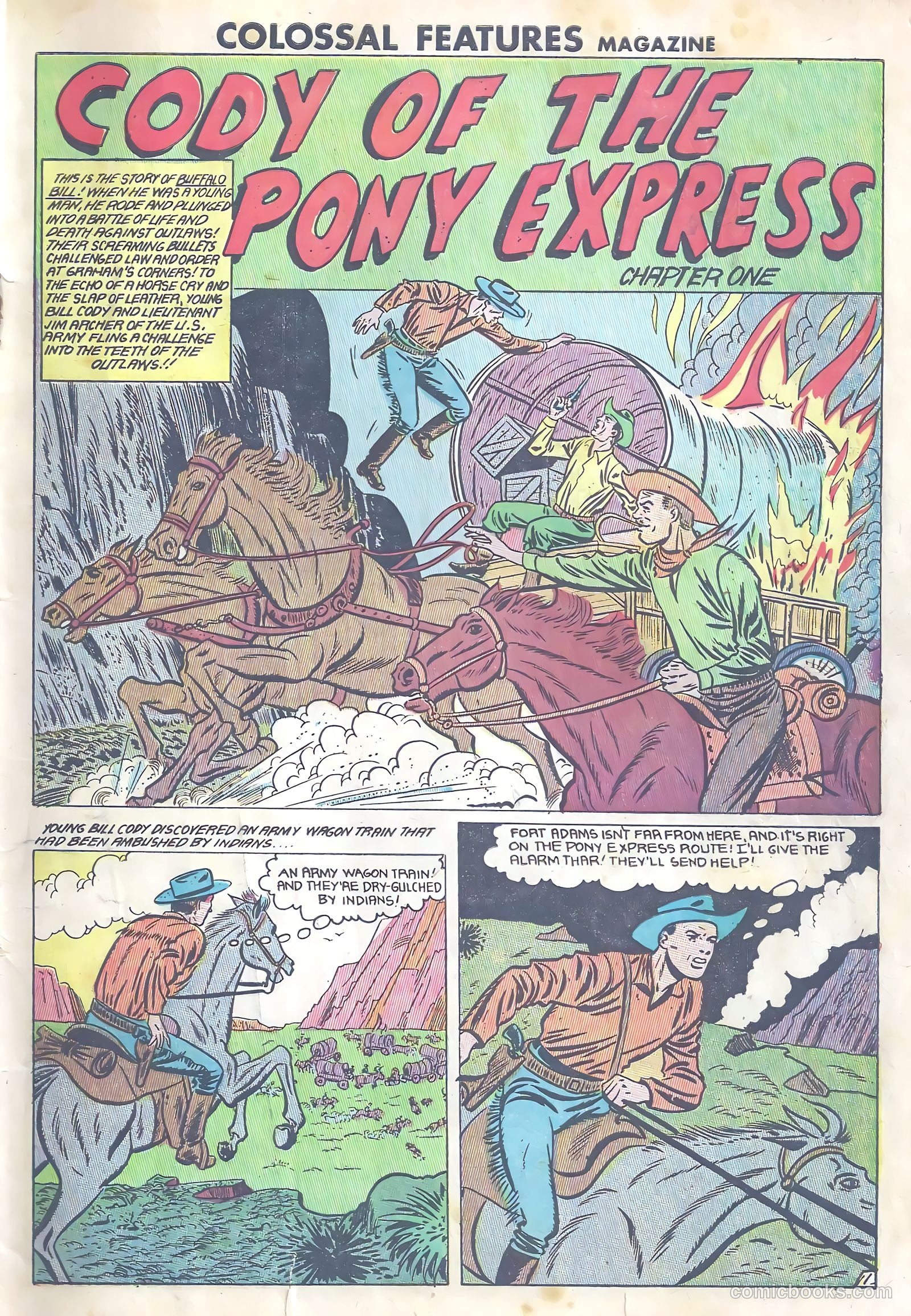 Colossal Features Magazine #1 (1950) — page 3 of 36