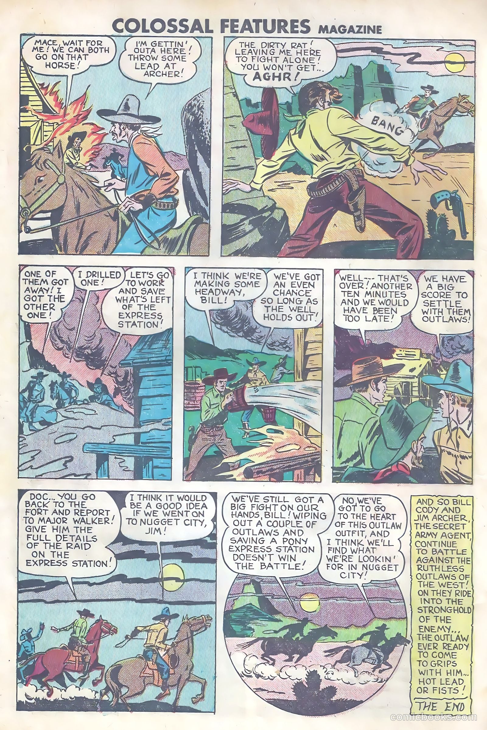 Colossal Features Magazine #1 (1950) — page 32 of 36