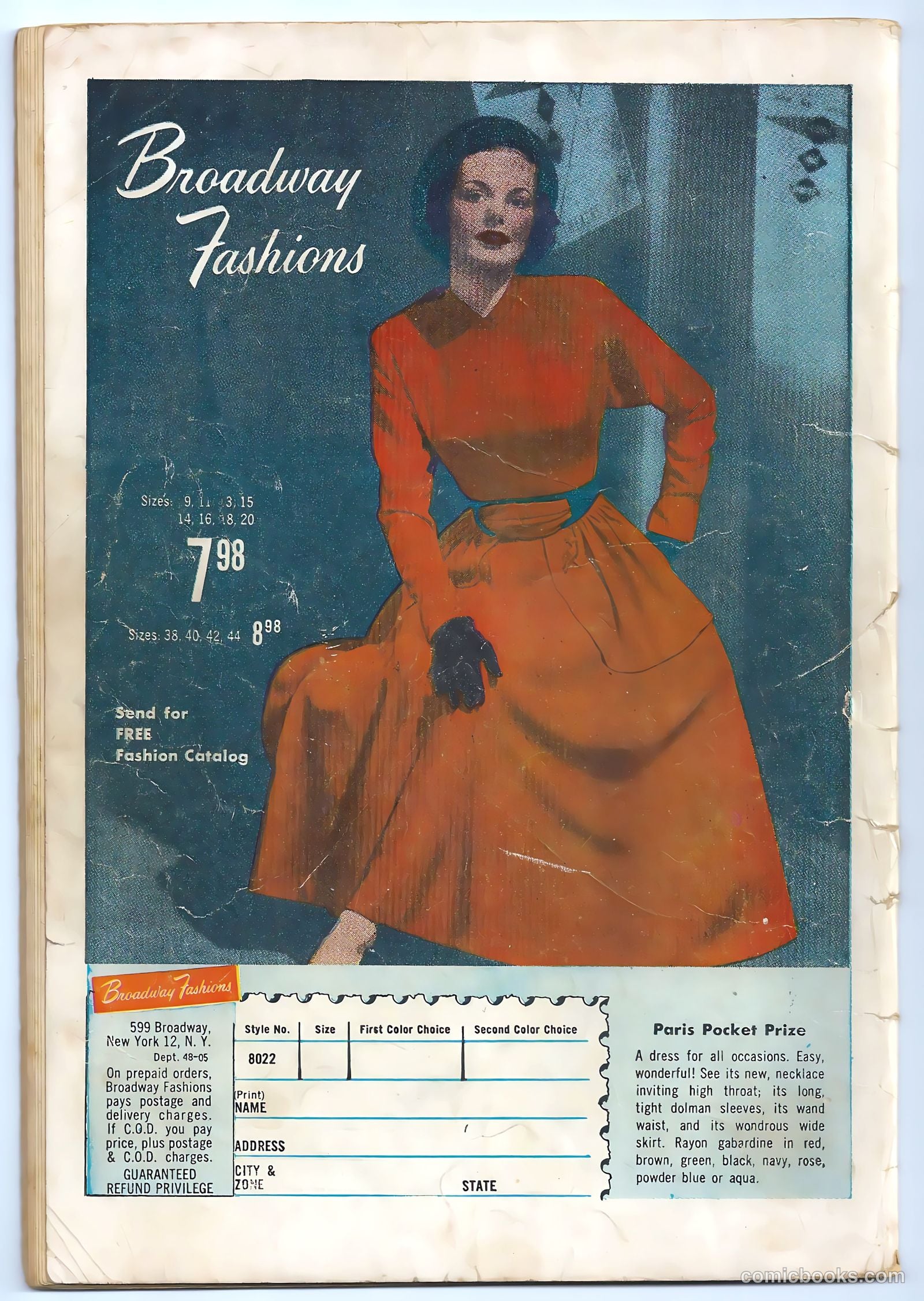 Colossal Features Magazine #1 (1950) — page 36 of 36