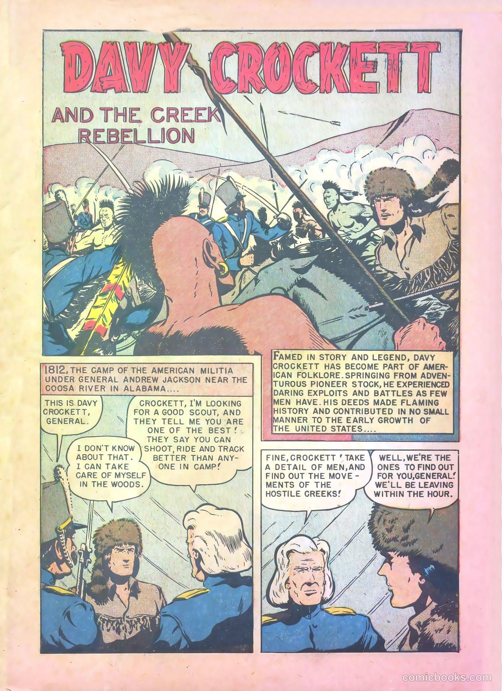 Davy Crockett #nn (1956) — page 3 of 36