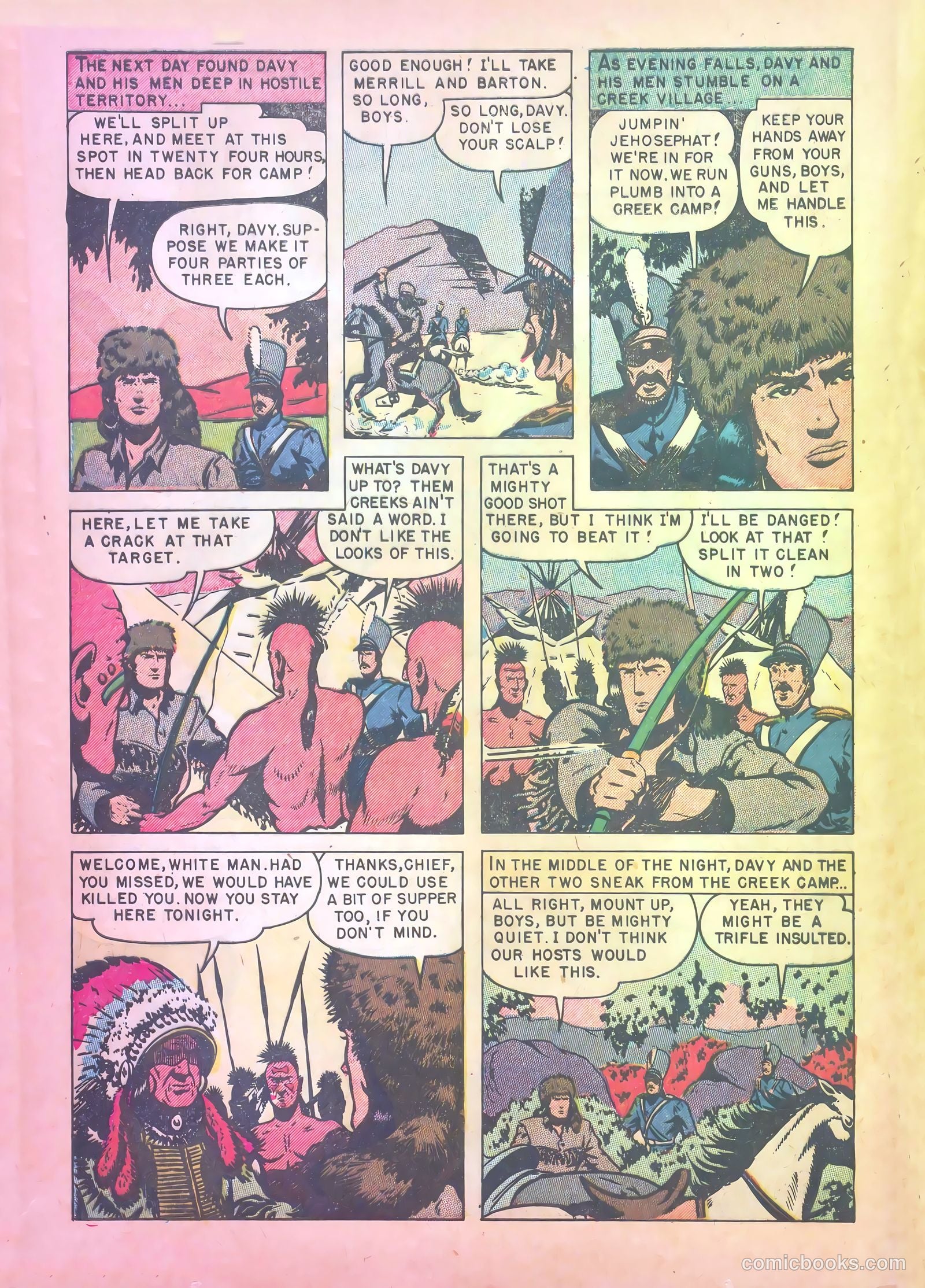 Davy Crockett #nn (1956) — page 4 of 36