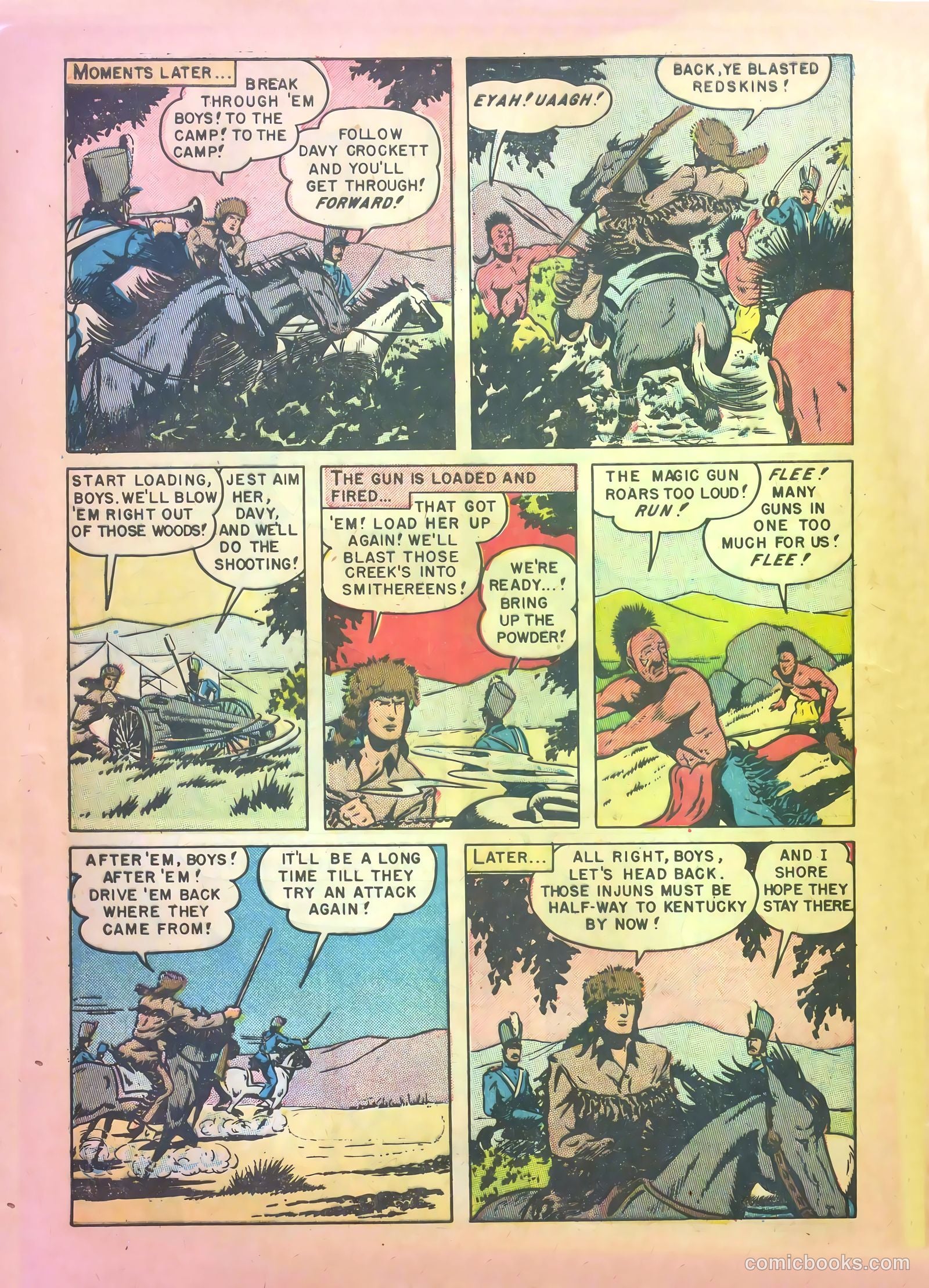 Davy Crockett #nn (1956) — page 8 of 36