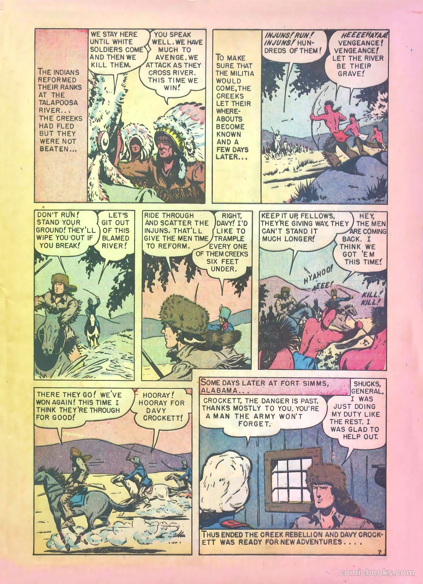 Davy Crockett #nn (1956) — page 9 of 36
