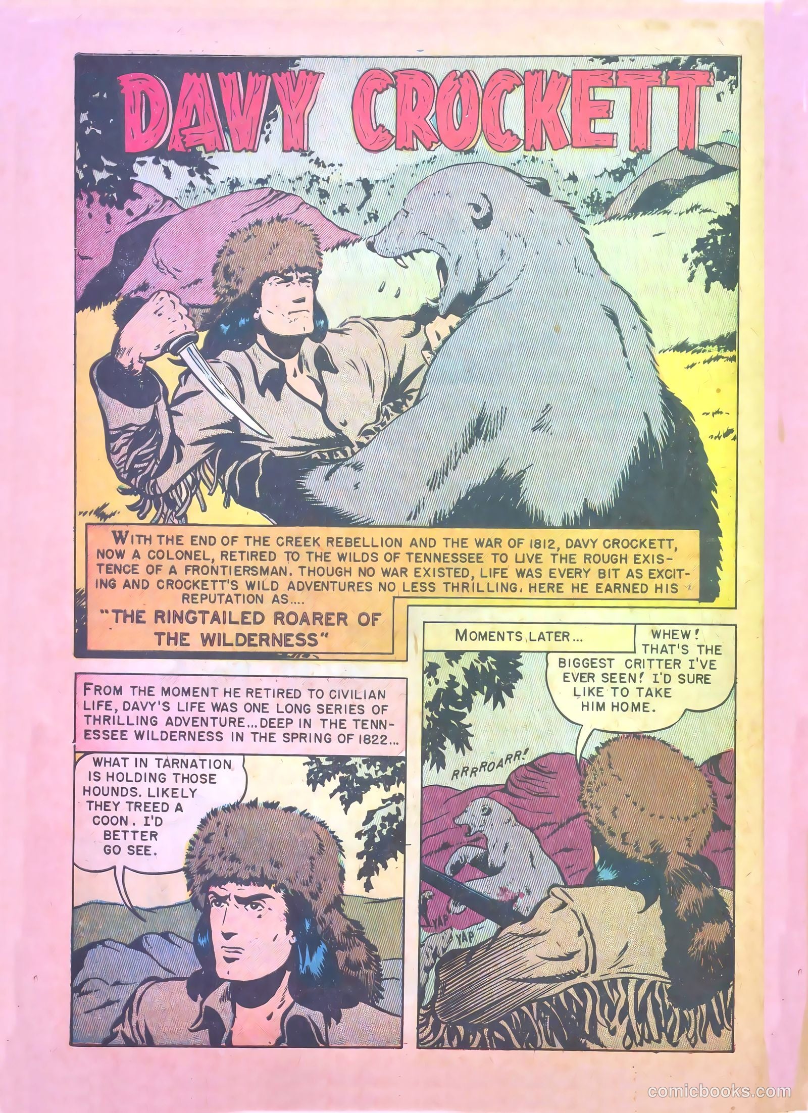 Davy Crockett #nn (1956) — page 10 of 36