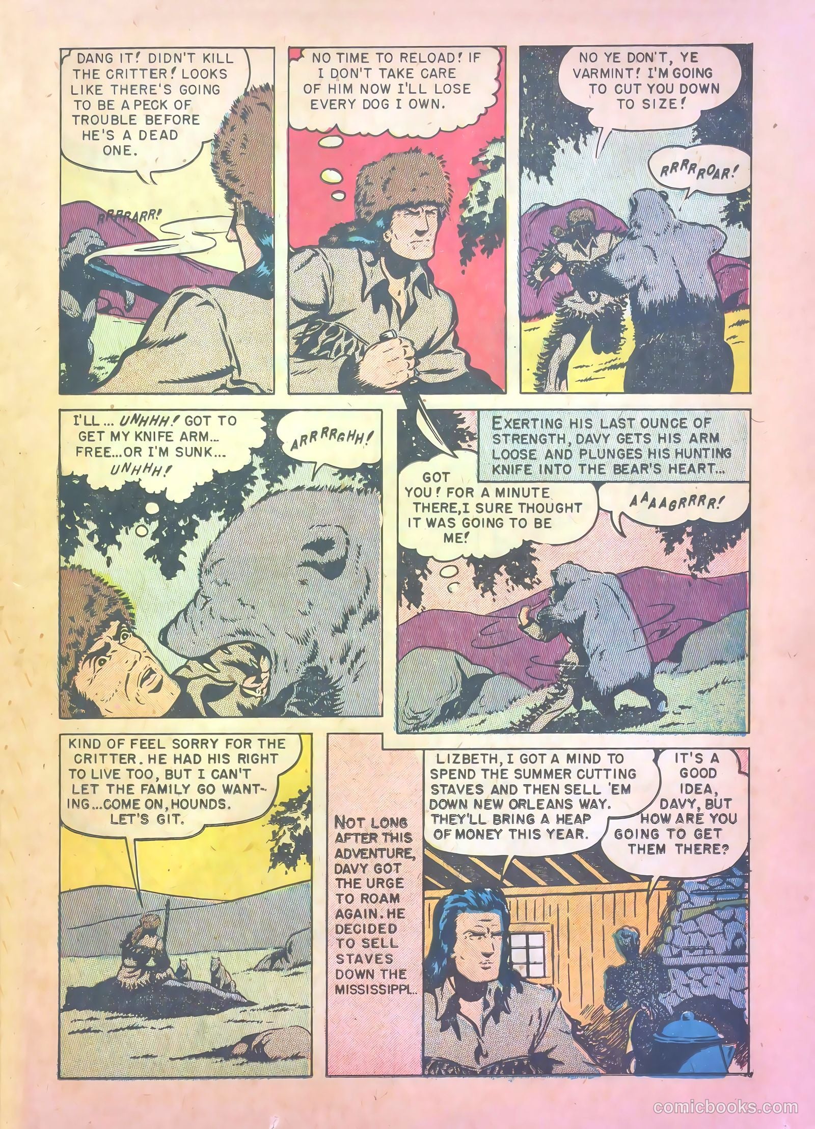 Davy Crockett #nn (1956) — page 11 of 36