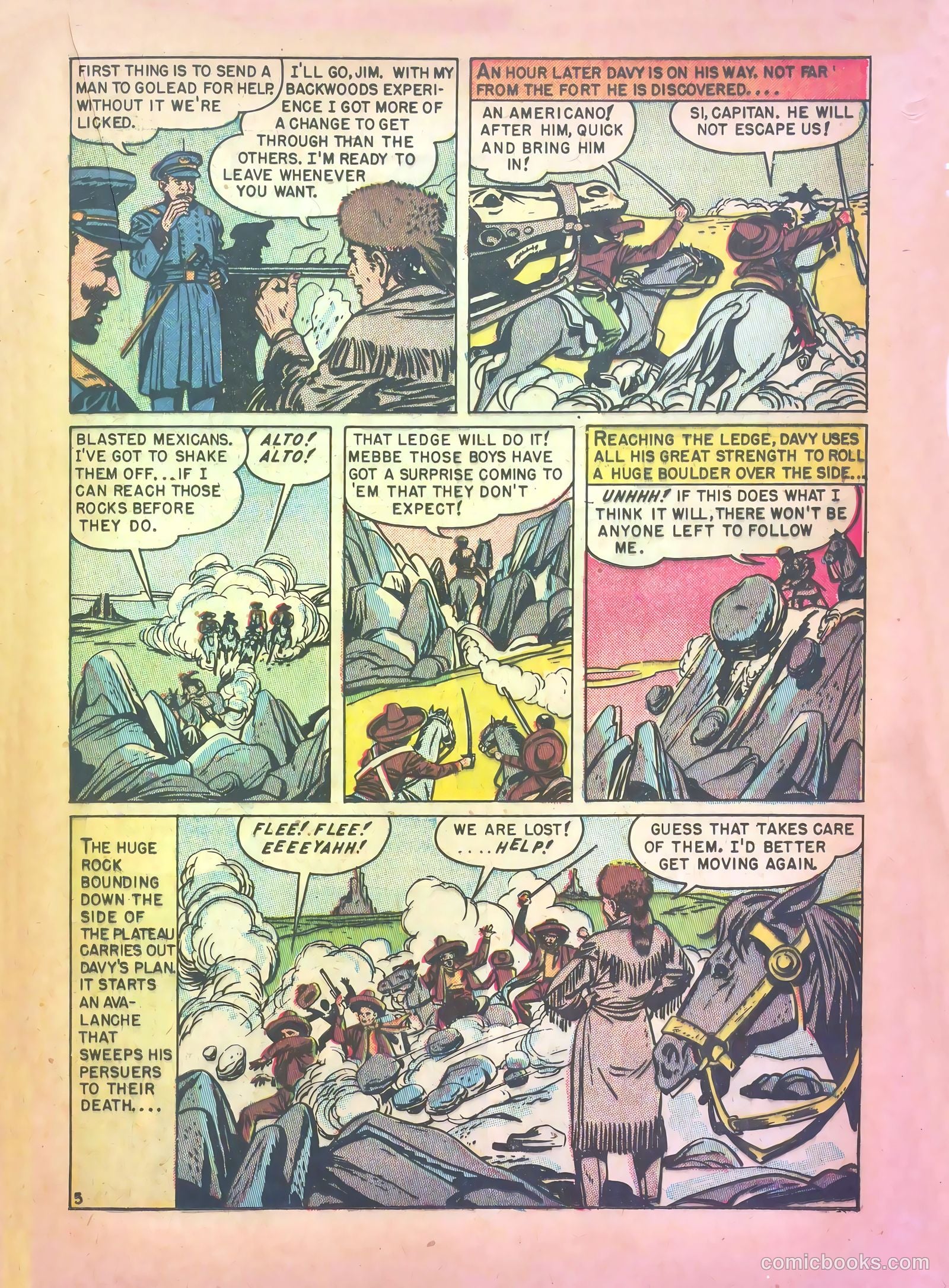Davy Crockett #nn (1956) — page 21 of 36