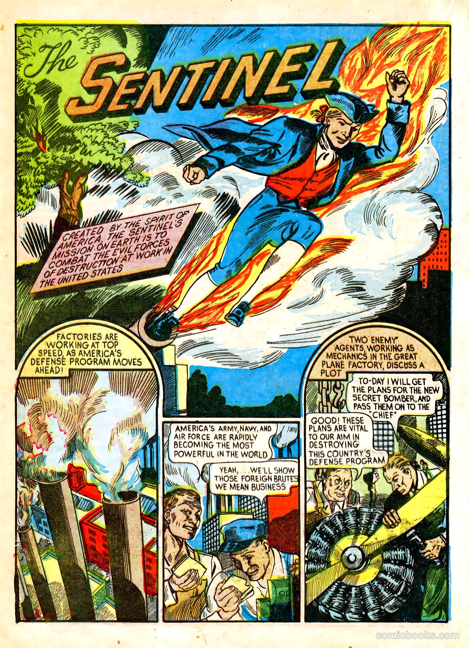 Liberty Guards Comics #nn (1942) — page 36 of 68