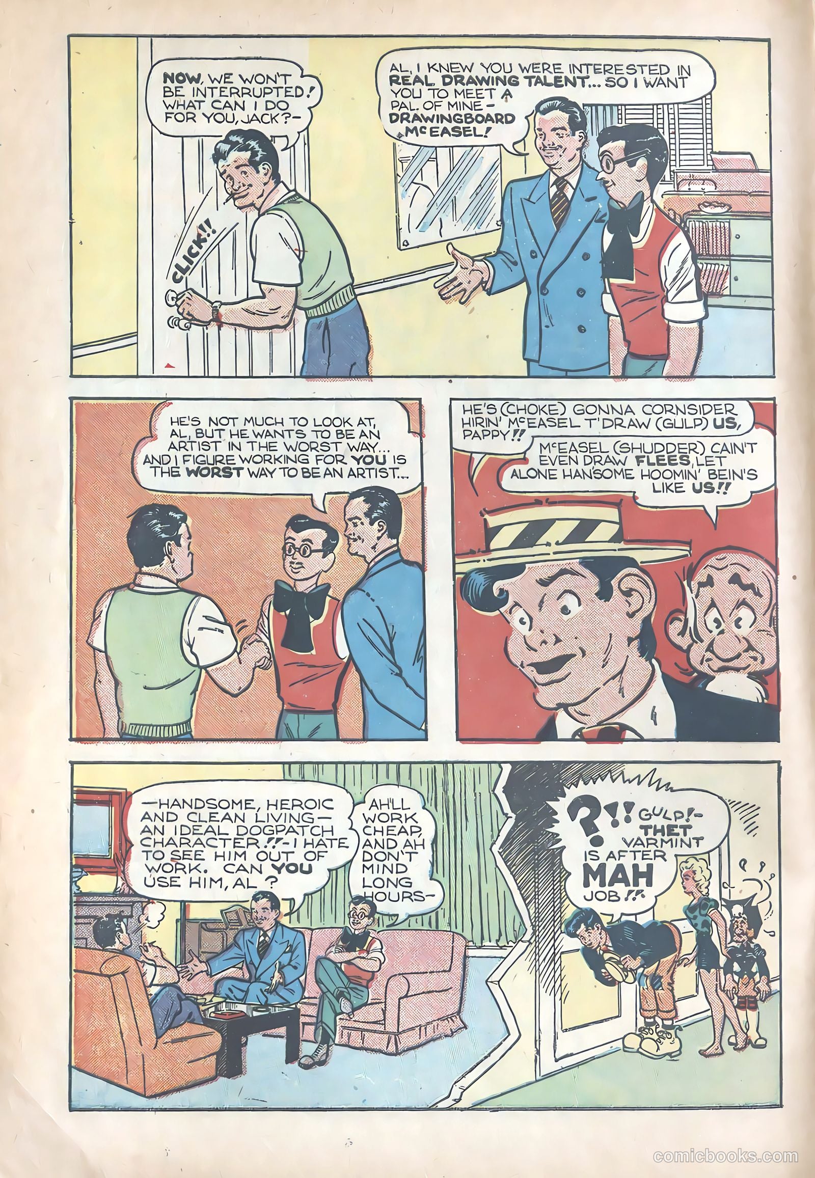 Li'l Abner Joins the Navy #nn (1950) — page 4 of 36