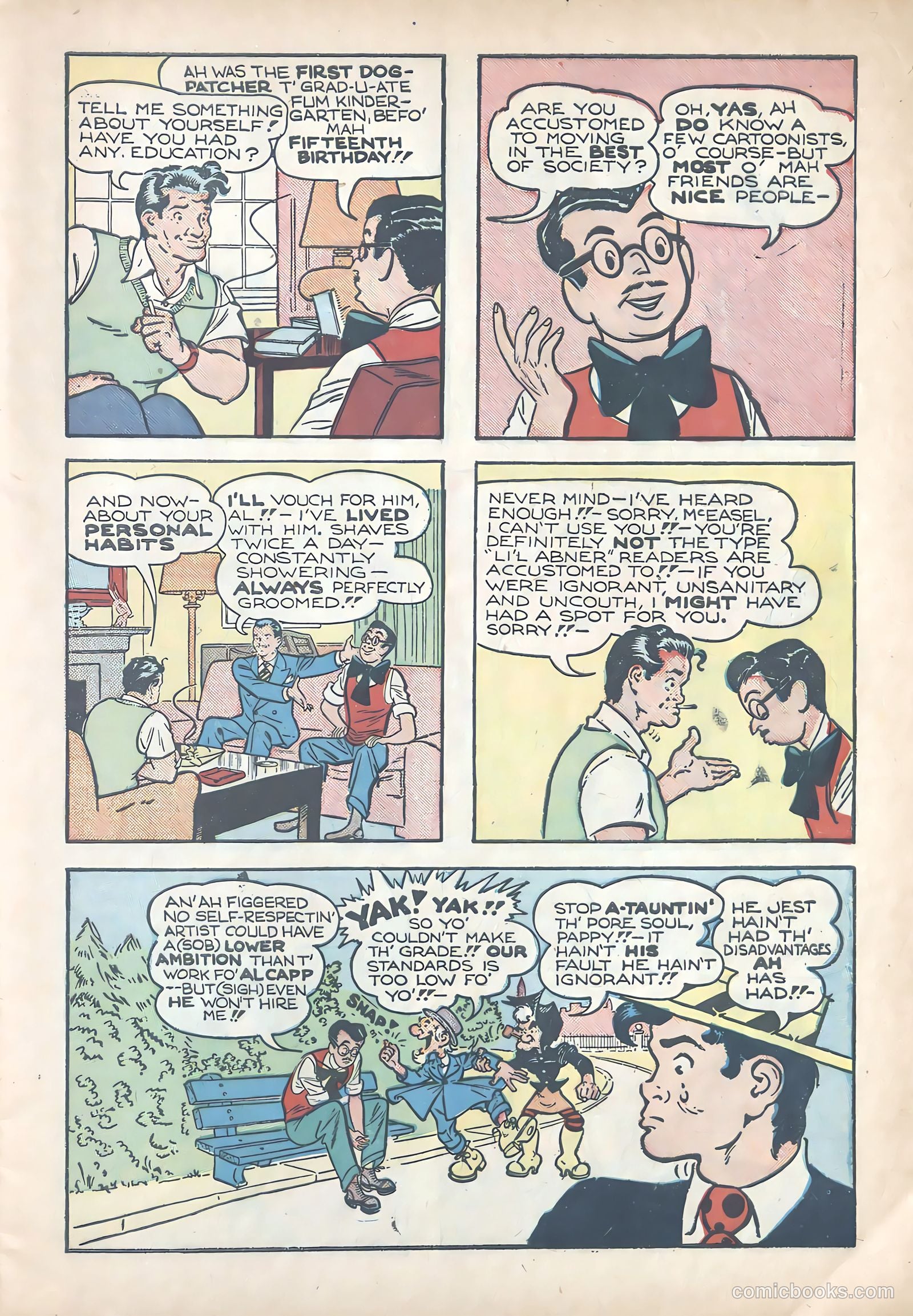 Li'l Abner Joins the Navy #nn (1950) — page 5 of 36