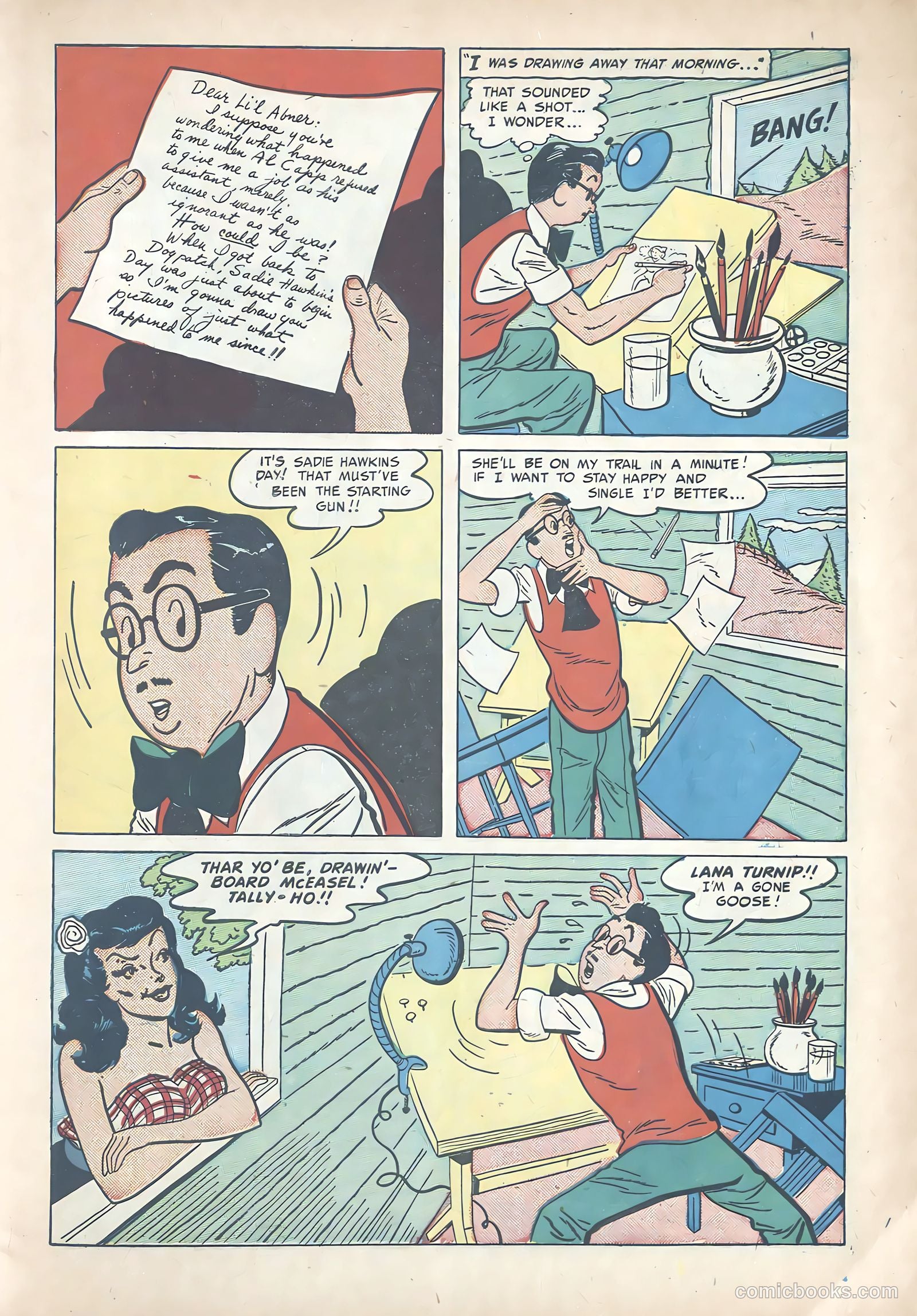 Li'l Abner Joins the Navy #nn (1950) — page 7 of 36