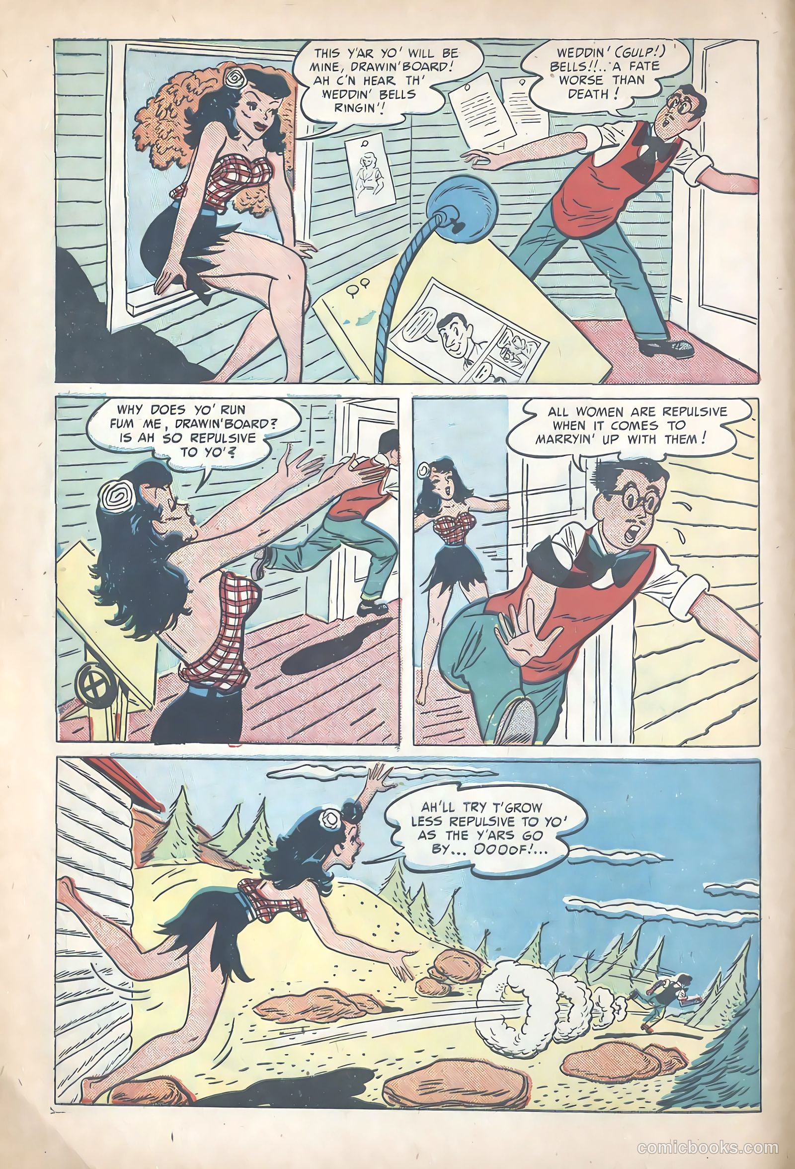 Li'l Abner Joins the Navy #nn (1950) — page 8 of 36
