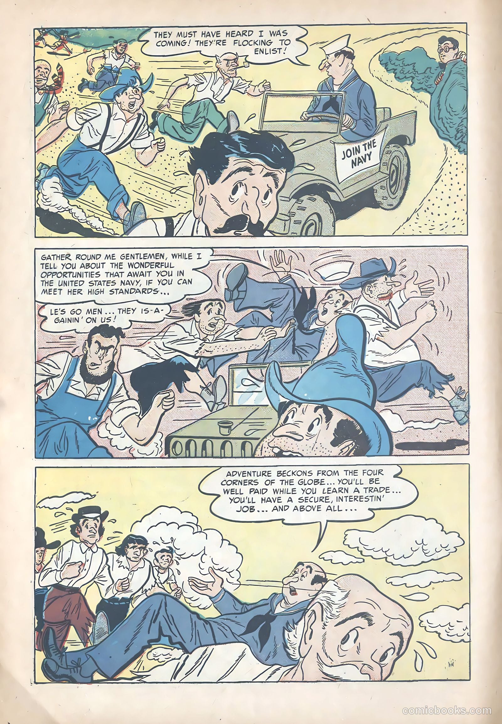 Li'l Abner Joins the Navy #nn (1950) — page 10 of 36